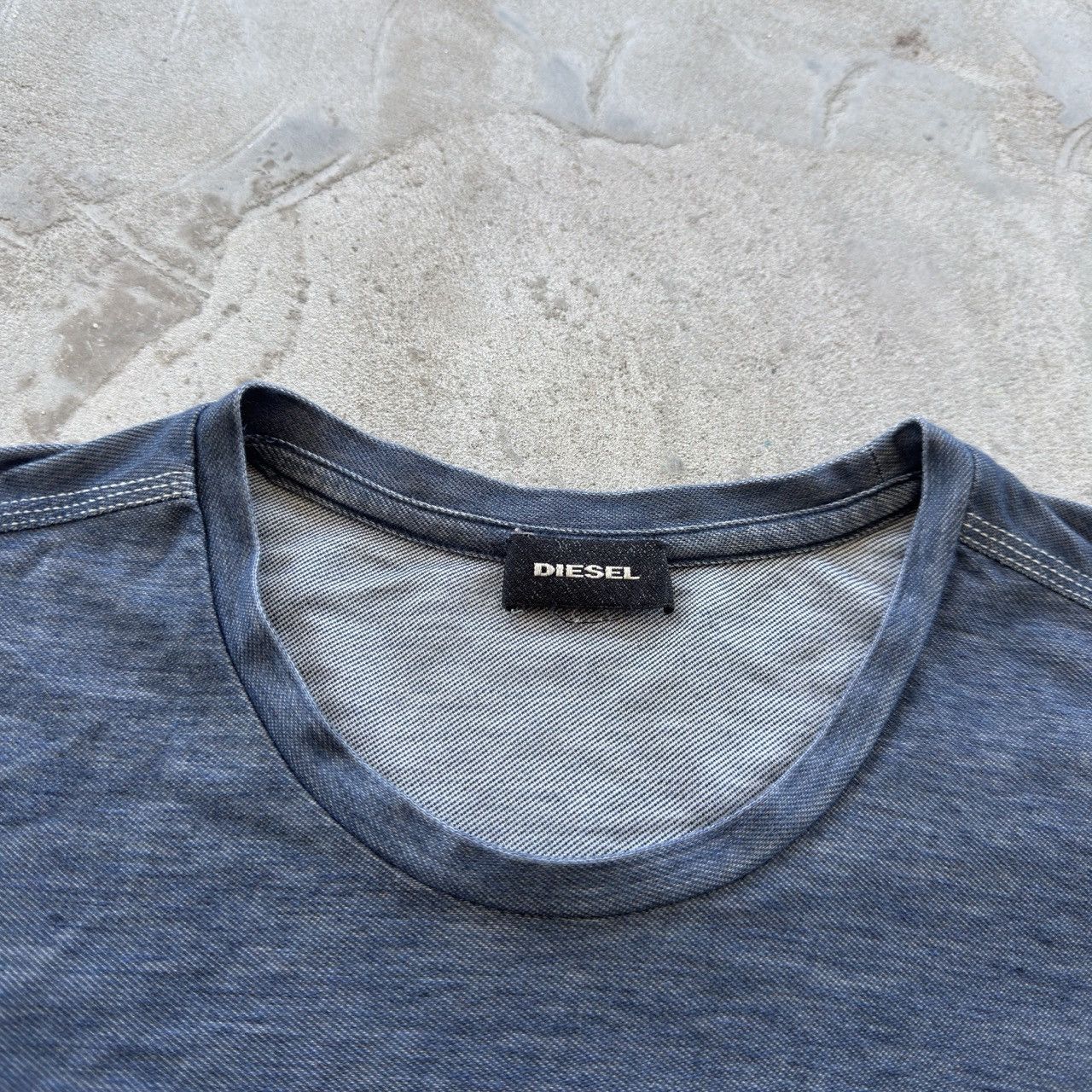 Diesel Diesel Indigo Blue Long Sleeve T-Shirt Size L Size US L / EU 52-54 / 3 - 5 Thumbnail