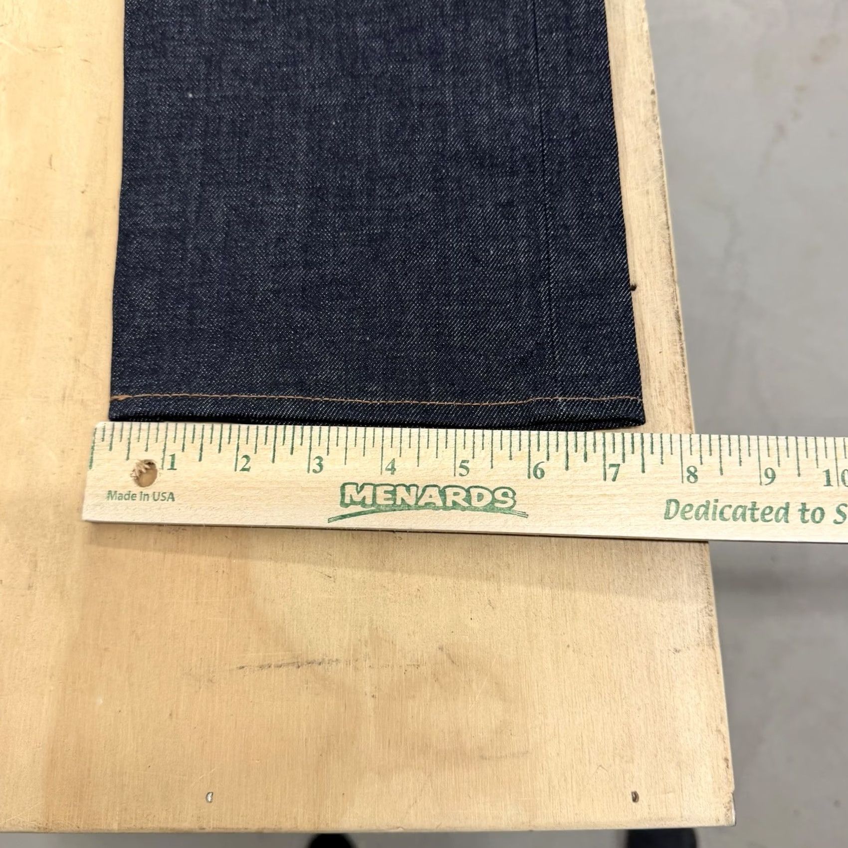 Japan Blue Japan Blue Jeans Mens Slim Tapered Jeans 34x35 Raw Selvedge Cote D’lvoire Cotton Dark Blue Denim Size US 34 / EU 50 - 7 Thumbnail