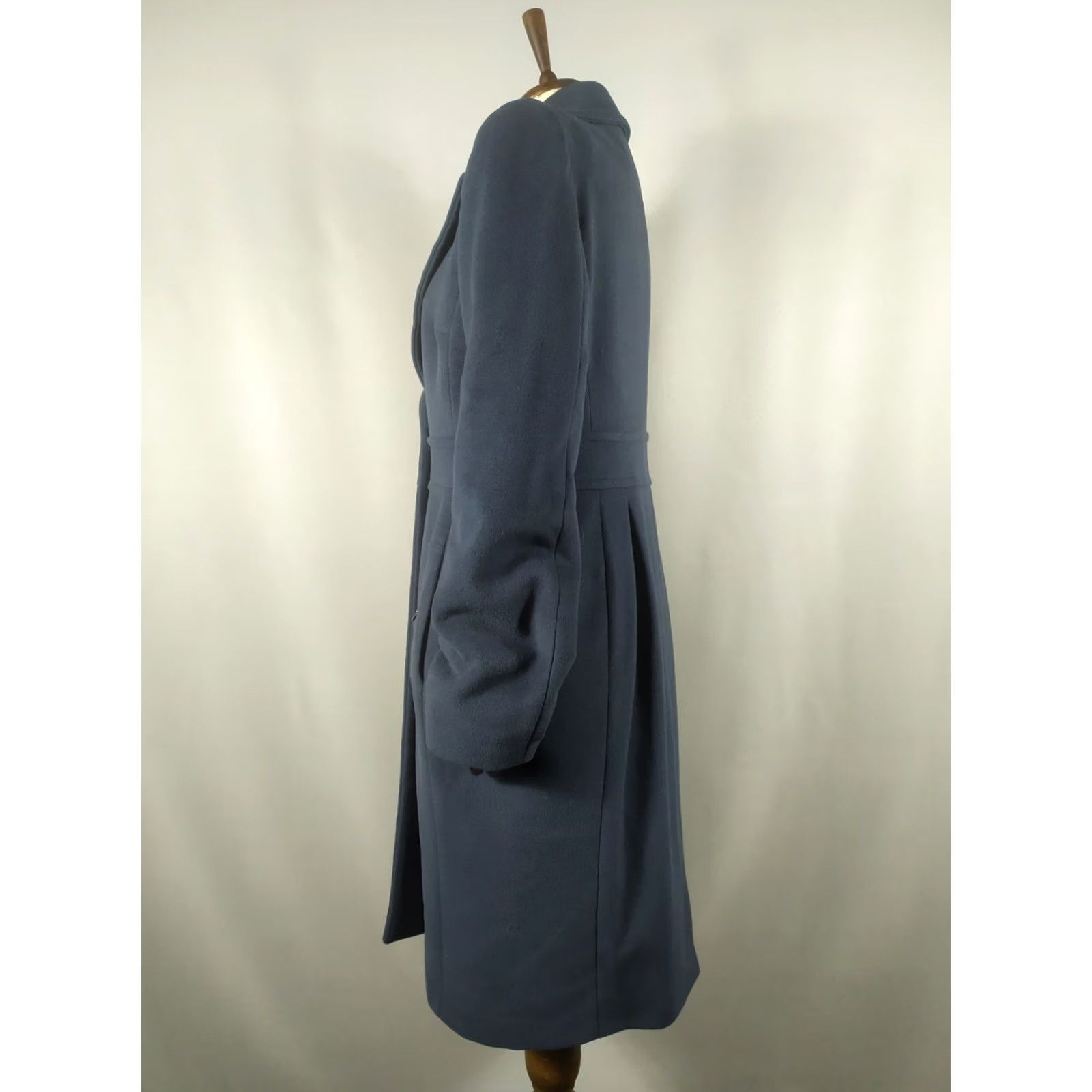 Just Cavalli Just Cavalli Coat Size 46 Blue Wool Cashmere Size L / US 10 / IT 46 - 4 Thumbnail