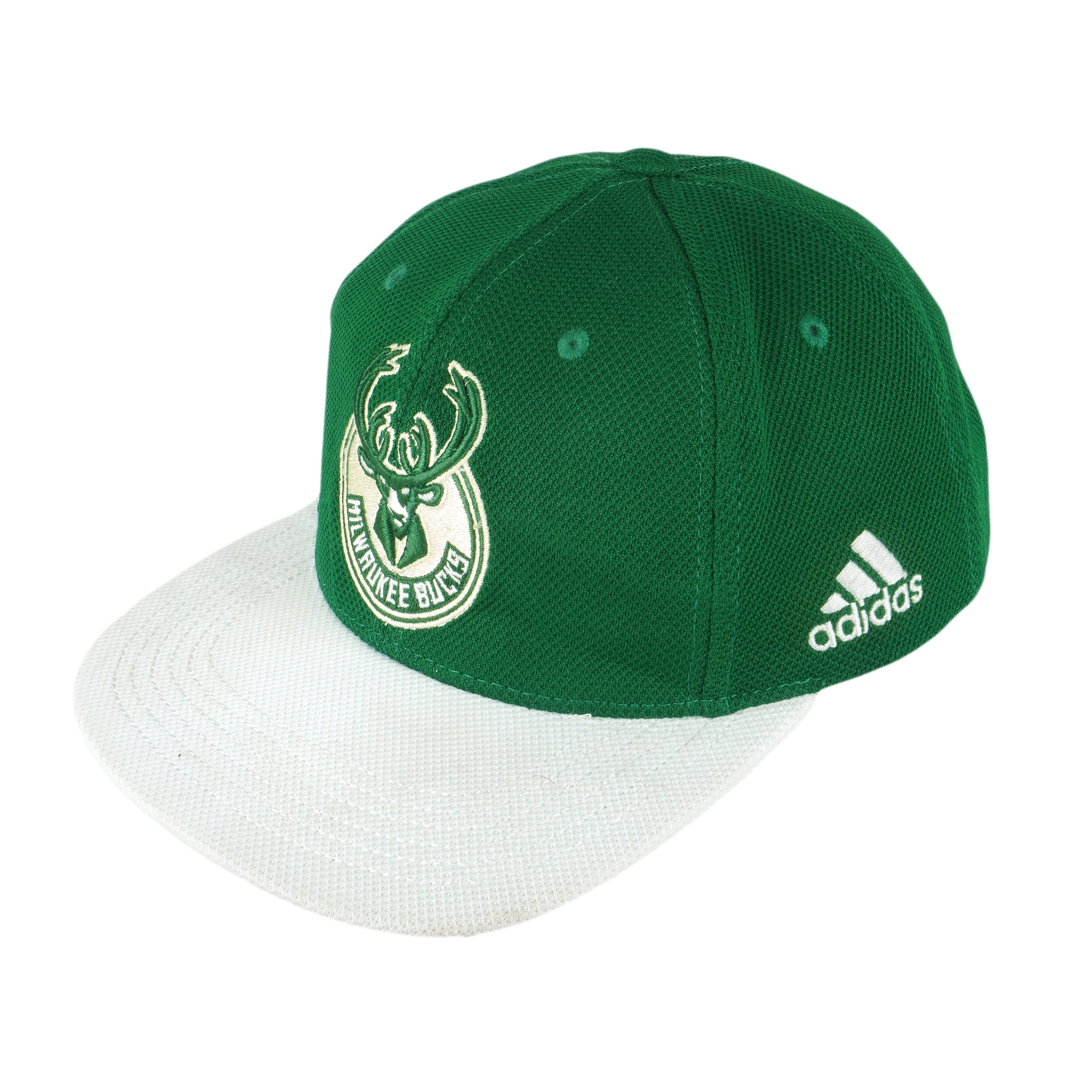 Adidas NBA - Milwaukee Bucks Embroidered Snapback Hat 2000s Size ONE SIZE - 3 Thumbnail