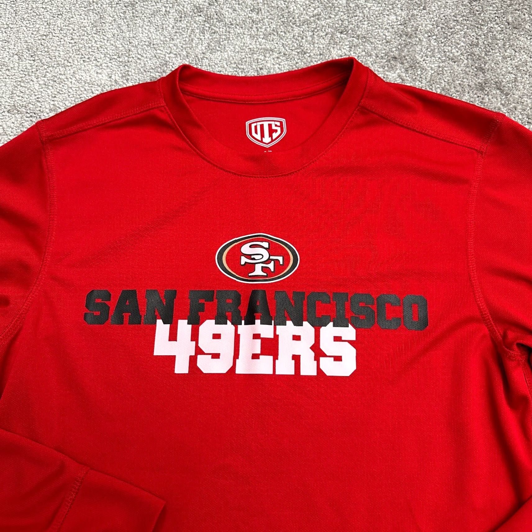 Vintage OTS Red Crew Neck Long Sleeve T-Shirt Mens Small San Francisco 49ers Graphic Tee Size US S / EU 44-46 / 1 - 3 Thumbnail