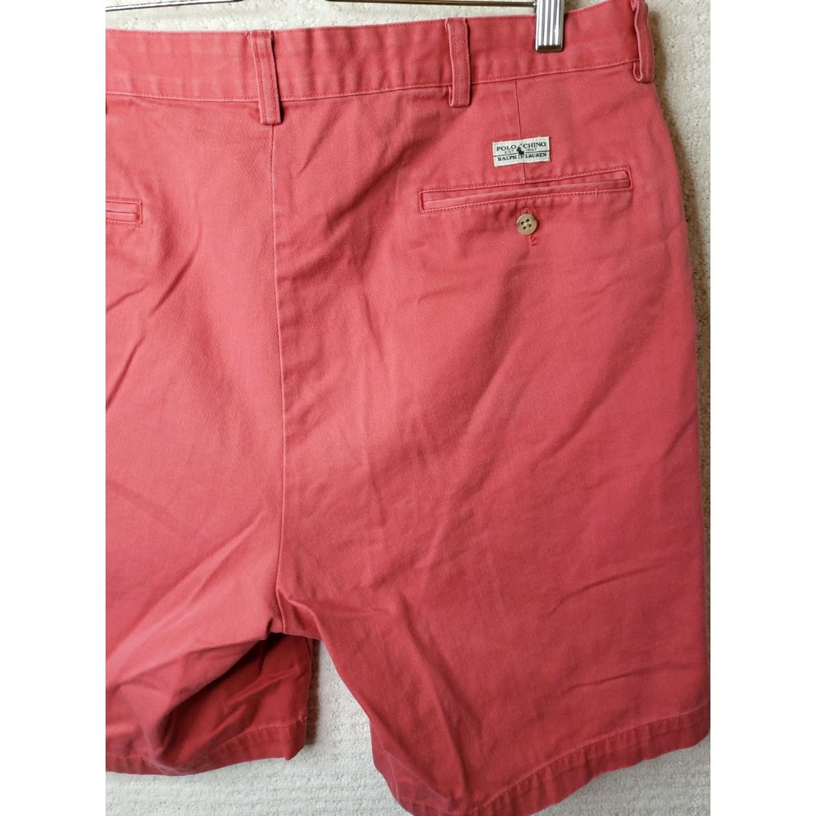 Polo Ralph Lauren Polo Ralph Lauren Men’s Classic Fit Shorts Chino Size 36x9 Red Pepper Size US M / EU 48-50 / 2 - 6 Thumbnail