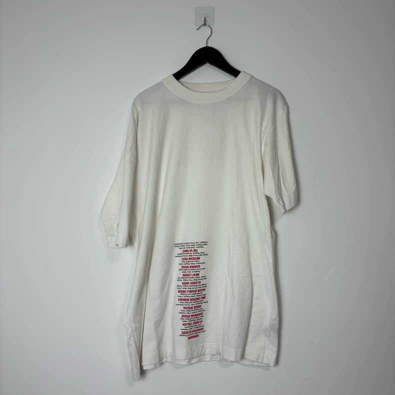 Vetements Vetements Menu Short Sleeve T-Shirt Size M Length 78 Size US M / EU 48-50 / 2 - 1 Thumbnail