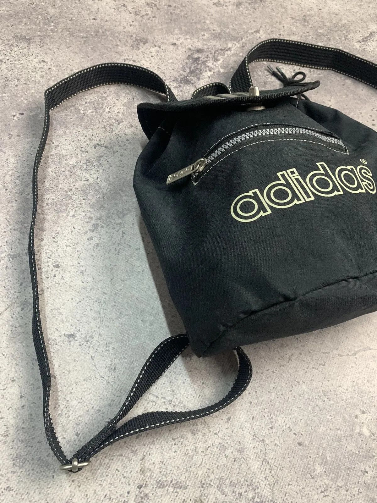 Adidas 80s Adidas West Germany backpack sling bag Vintage Y2K Size ONE SIZE - 5 Thumbnail