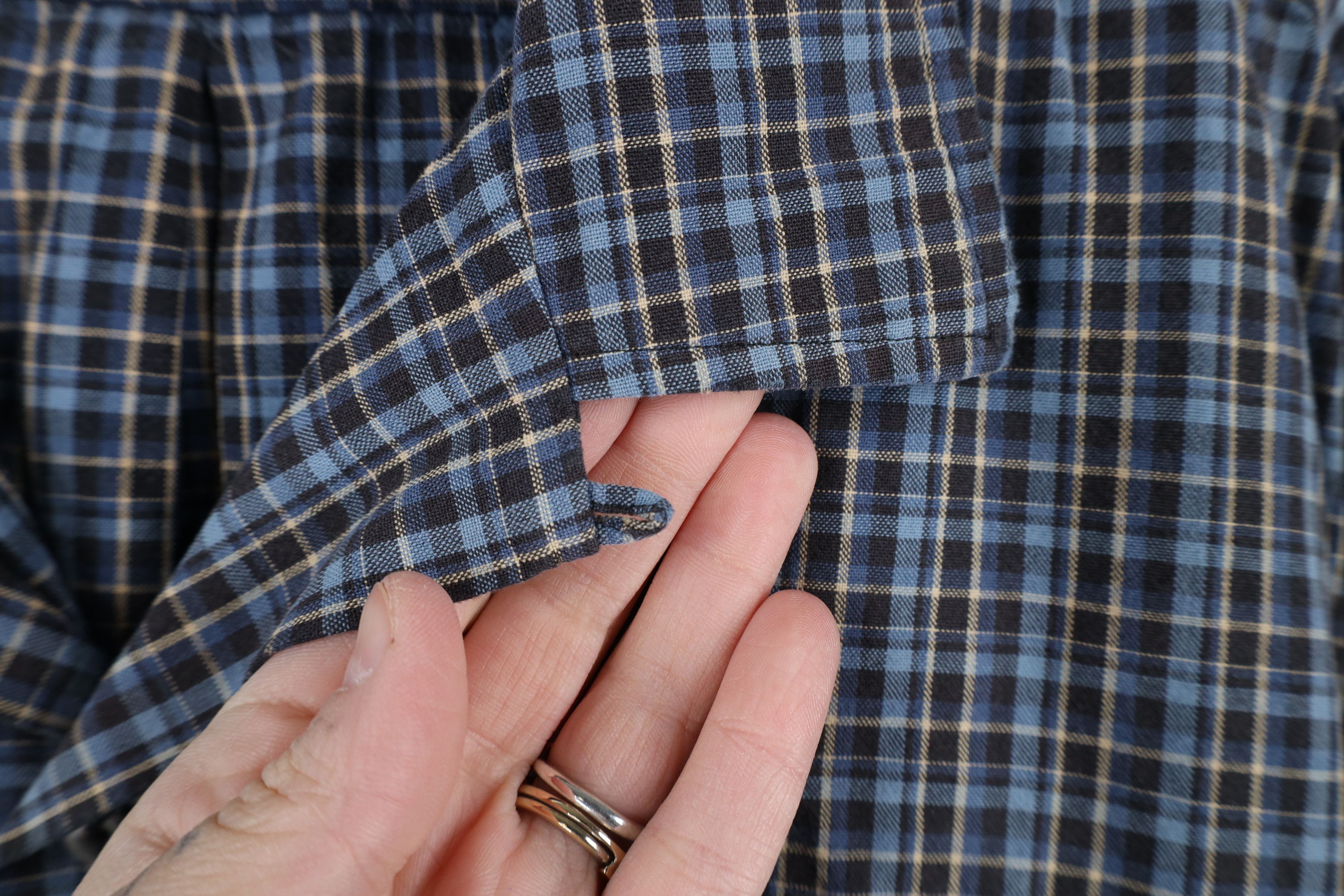 Polo Ralph Lauren Vintage 90s Ralph Lauren Looped Camp Button Shirt Plaid Size US L / EU 52-54 / 3 - 4 Thumbnail