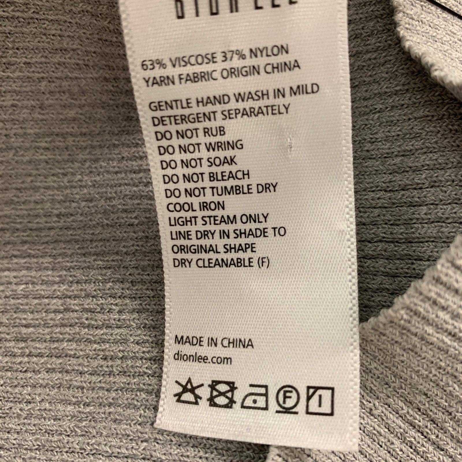 Dion Lee DION LEE Size M Grey Viscose Blend Midi Mid-Calf Dress Size M / US 6-8 / IT 42-44 - 7 Thumbnail