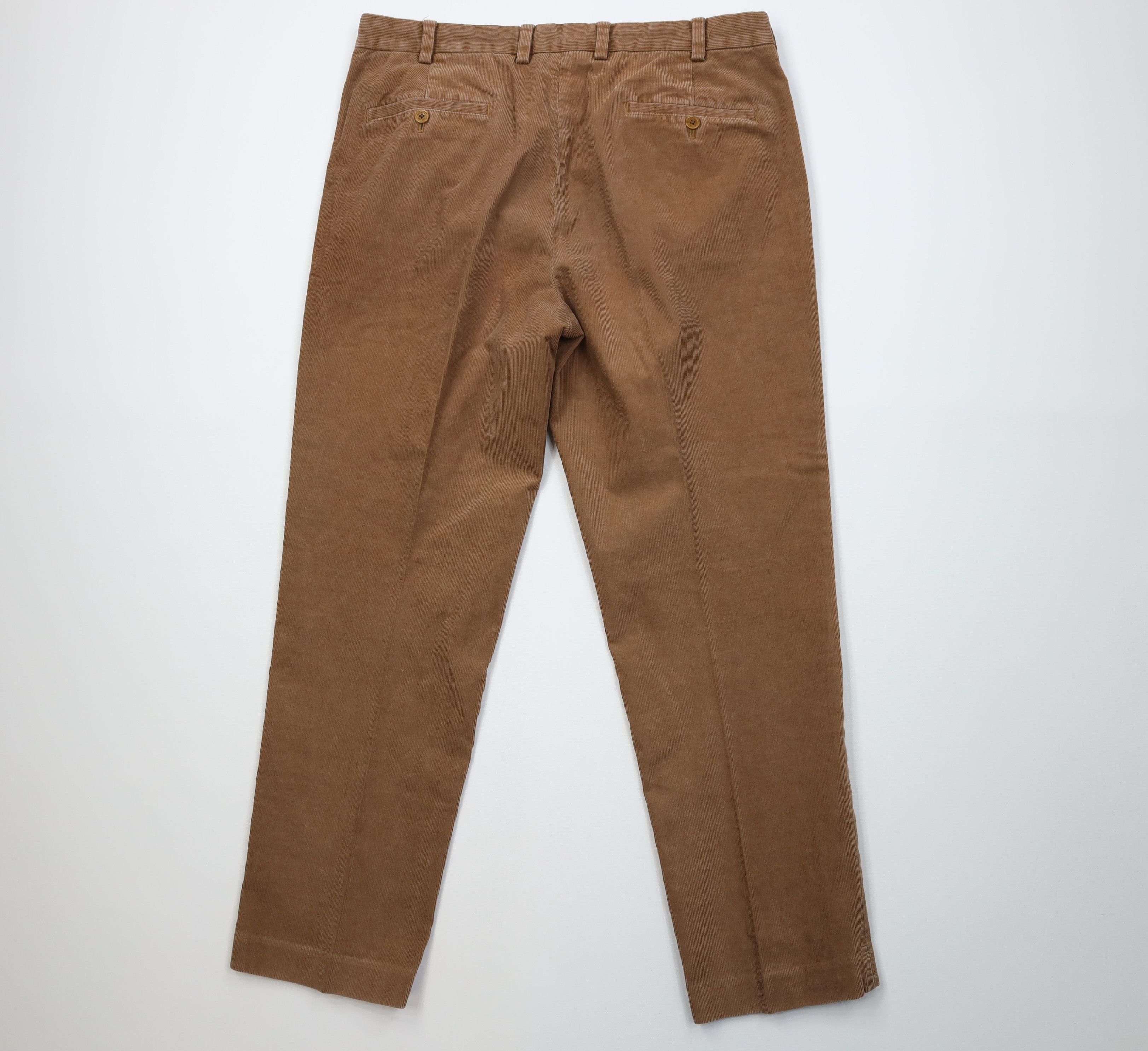 Brooks Brothers Vintage Brooks Brothers Clark Corduroy Chino Pants Brown Size US 35 - 9 Thumbnail