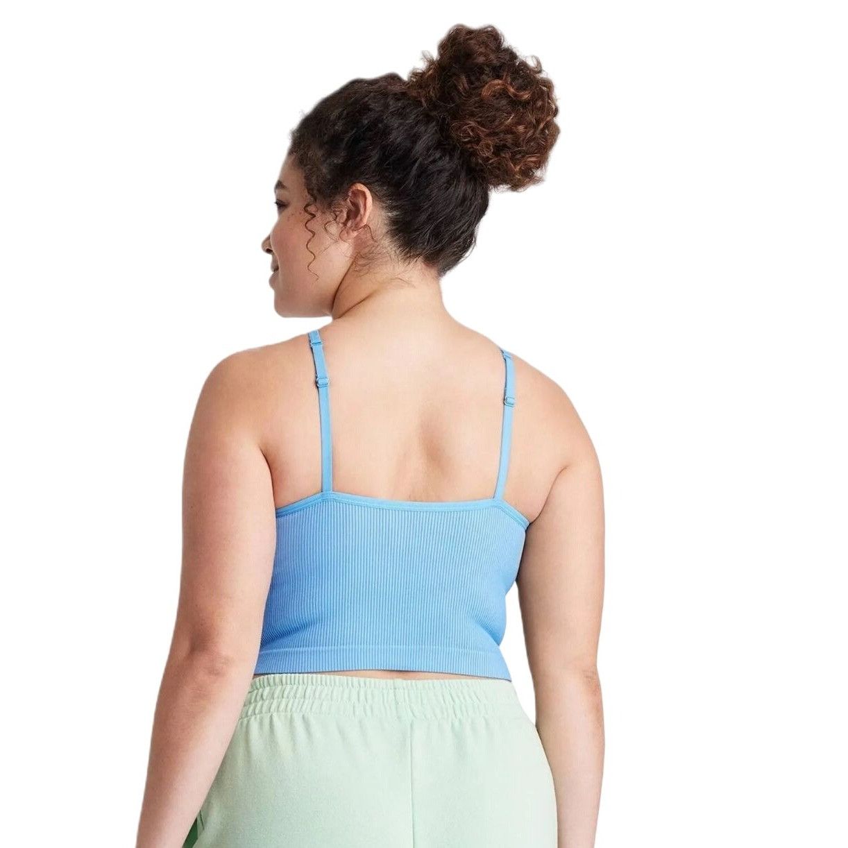 Other Colsie - Women's tank top Square Back Seamless Ribbed Halter Size L / US 10 / IT 46 - 2 Thumbnail