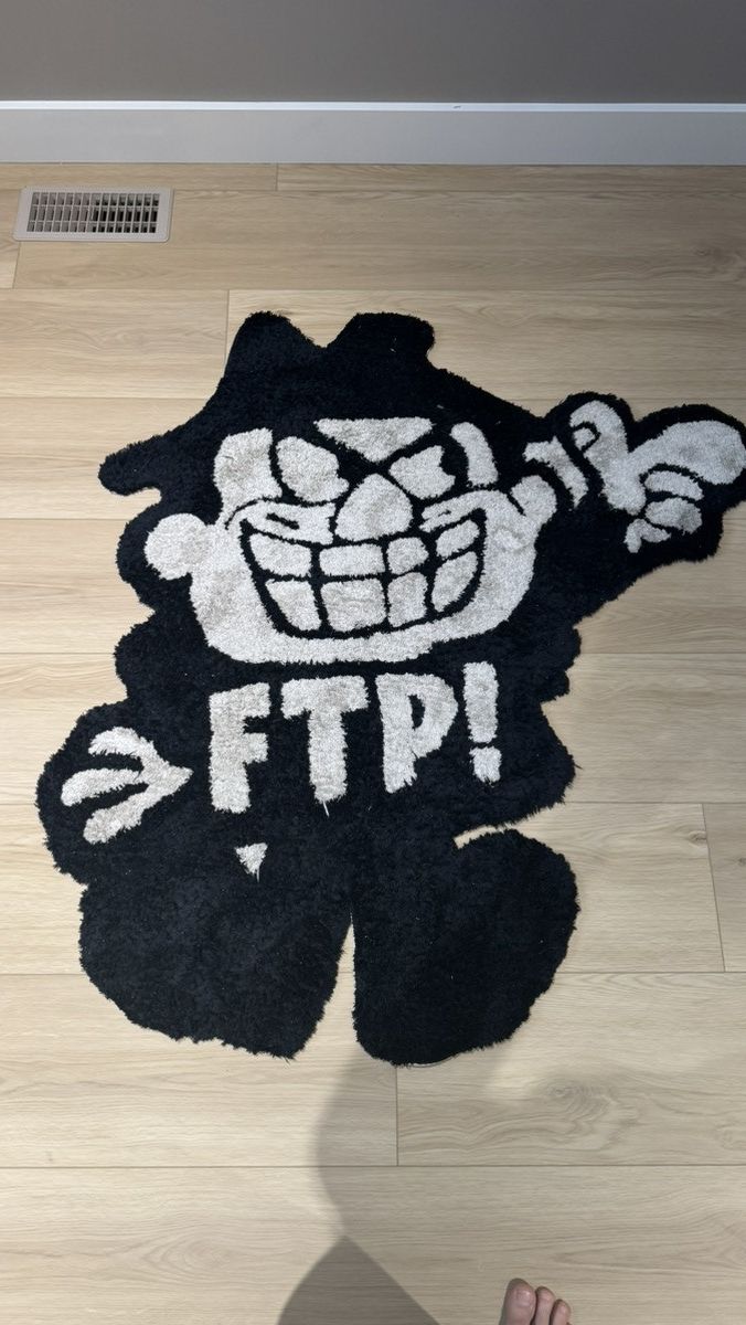 Fuck The Population FTP Boris Rug Size ONE SIZE - 2 Thumbnail