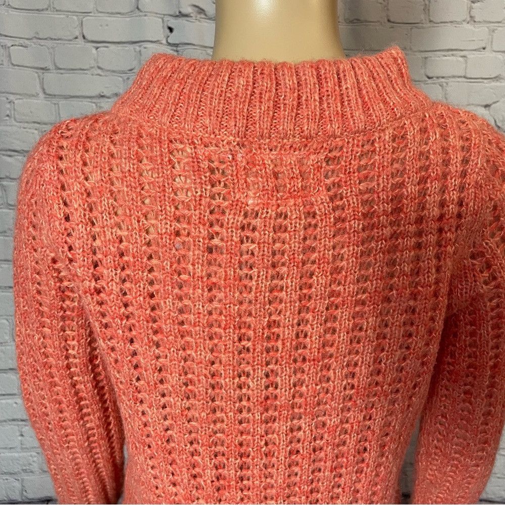 Anthropologie NWT New Anthropologie Field of Flowers Wool Blend Orange Sw Size S / US 4 / IT 40 - 5 Thumbnail