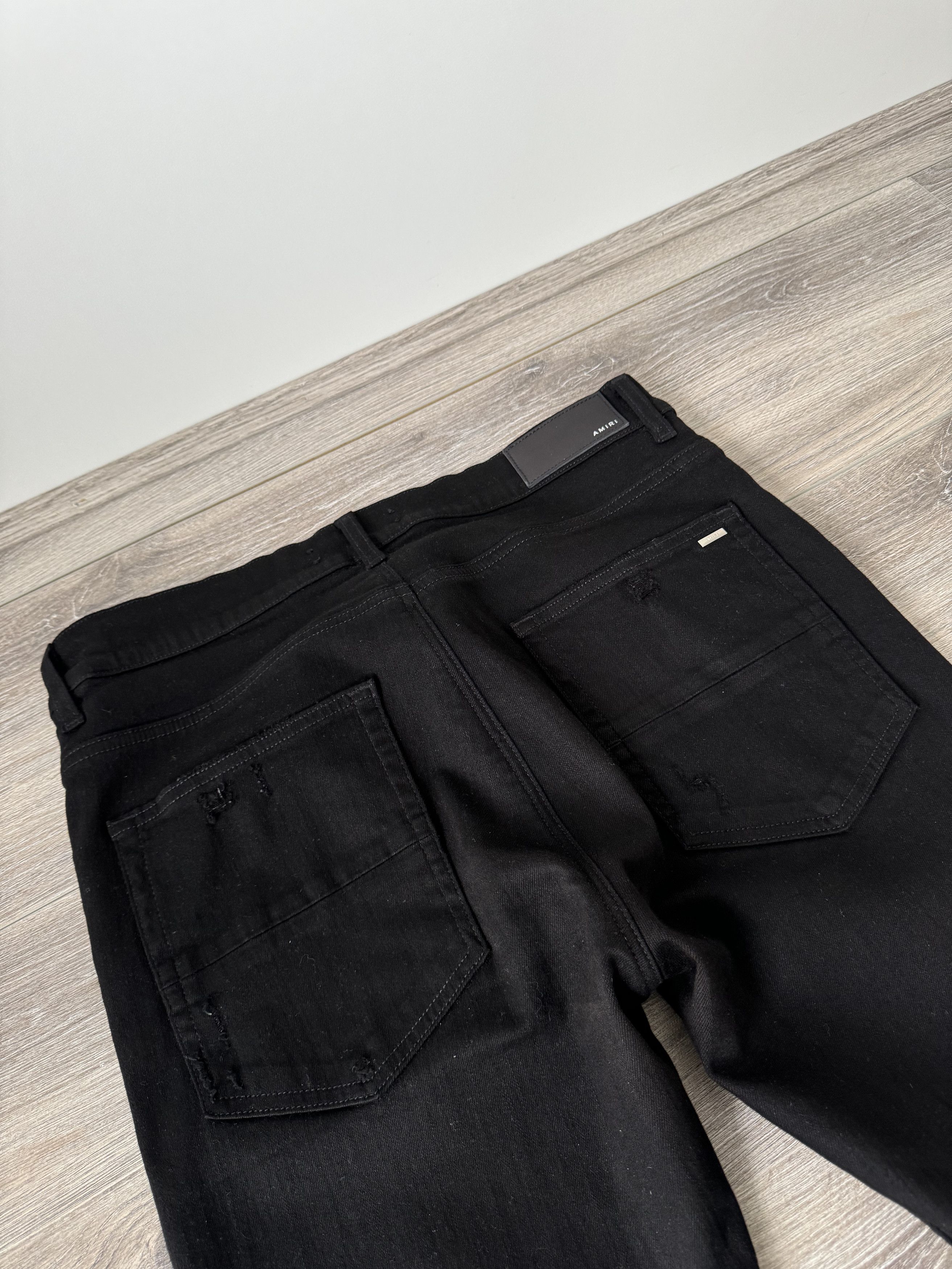 Amiri Amiri Men's Black Stack Skinny Jeans Size US 34 / EU 50 - 4 Thumbnail