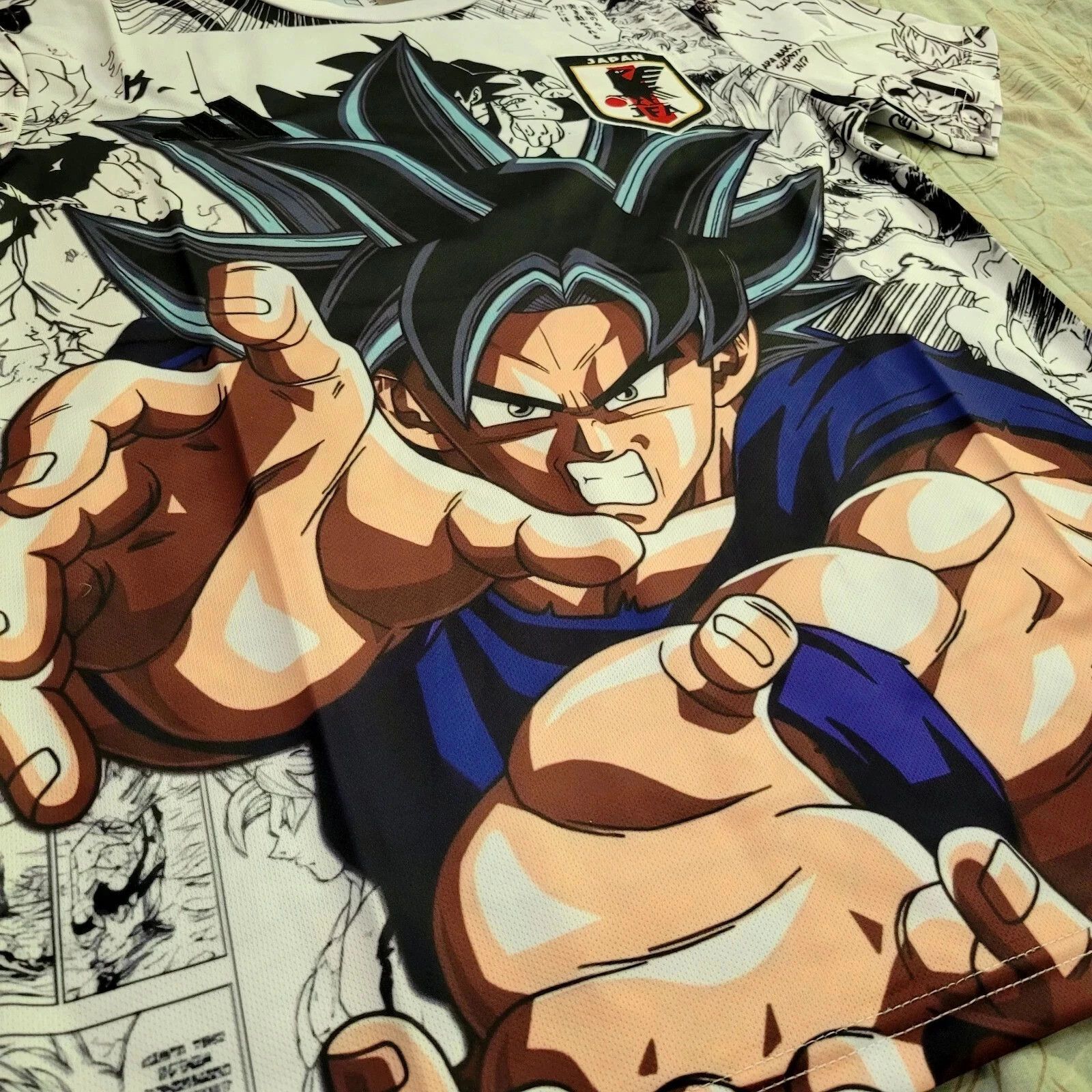 Other Japan Anime Soccer Jersey Gogeta Dragon Ball Blue Edition Size US M / EU 48-50 / 2 - 7 Thumbnail