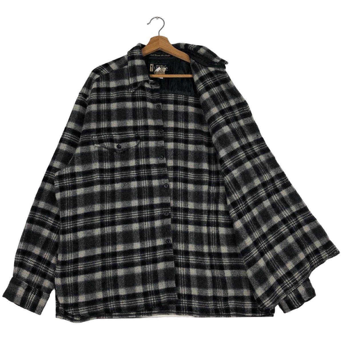 Flannel 🔥Vintage Wool Flannel Work Jacket Legend Eddie Bauer Japan Size US XL / EU 56 / 4 - 9 Thumbnail