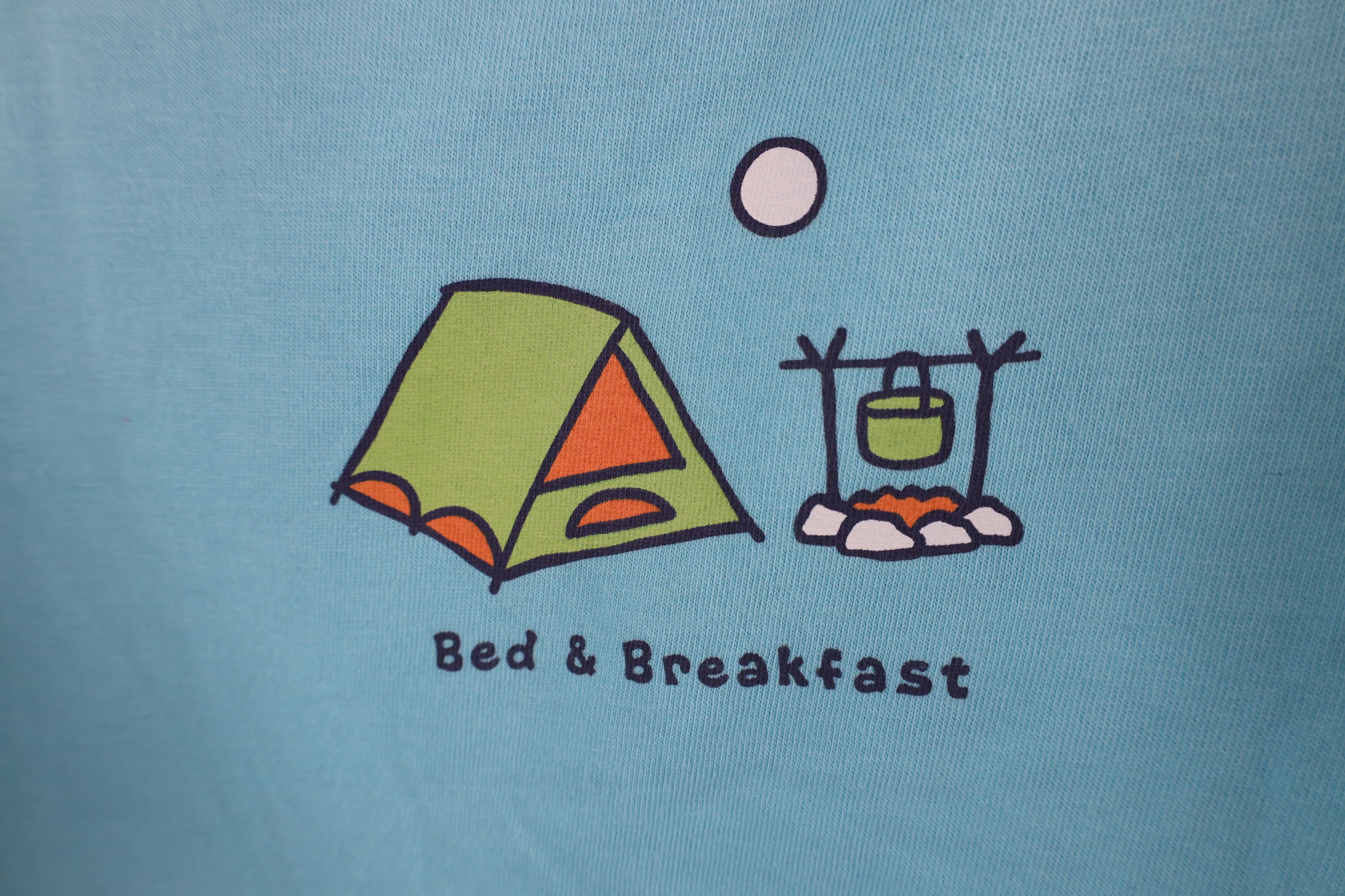 Life is Good × Vintage New Life Is Good Camping Bed and Breakfast T-Shirt Blue Size XL / US 12-14 / IT 48-50 - 9 Thumbnail