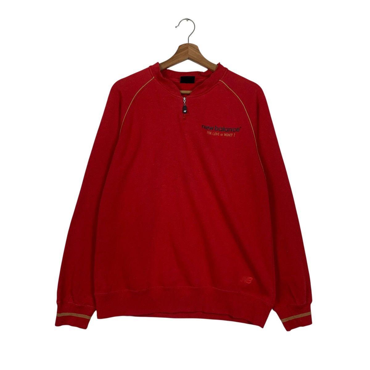 New Balance NEW BALANCE Embroidery Small Logo Sweatshirt #3603-C165 Size US M / EU 48-50 / 2 - 1 Thumbnail