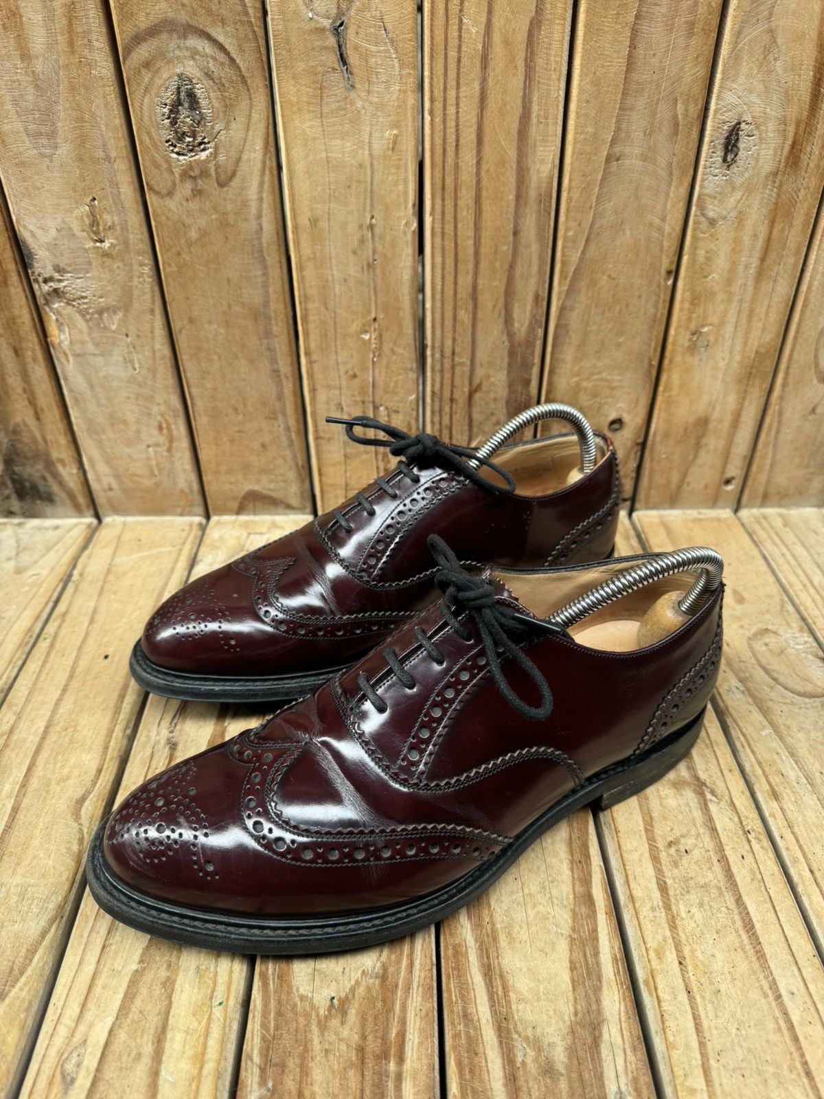 Church's Church’s ‘WAREHAM’ brown wingtip brogue Mens shoes US 8 F Size US 8 / EU 41 - 13 Thumbnail