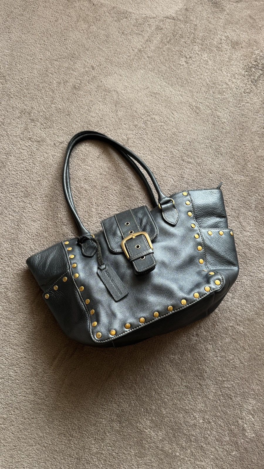 Vintage Madonna Y2K Leather Tote Bag balenciaga juicy couture MiuMiu Size ONE SIZE - 1 Thumbnail