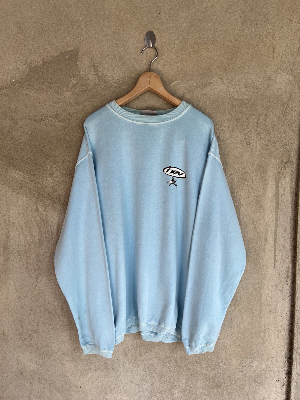 Vintage Vintage Nev Surf Style Spell Out Sweatshirt Size US L / EU 52-54 / 3 - 2 Thumbnail