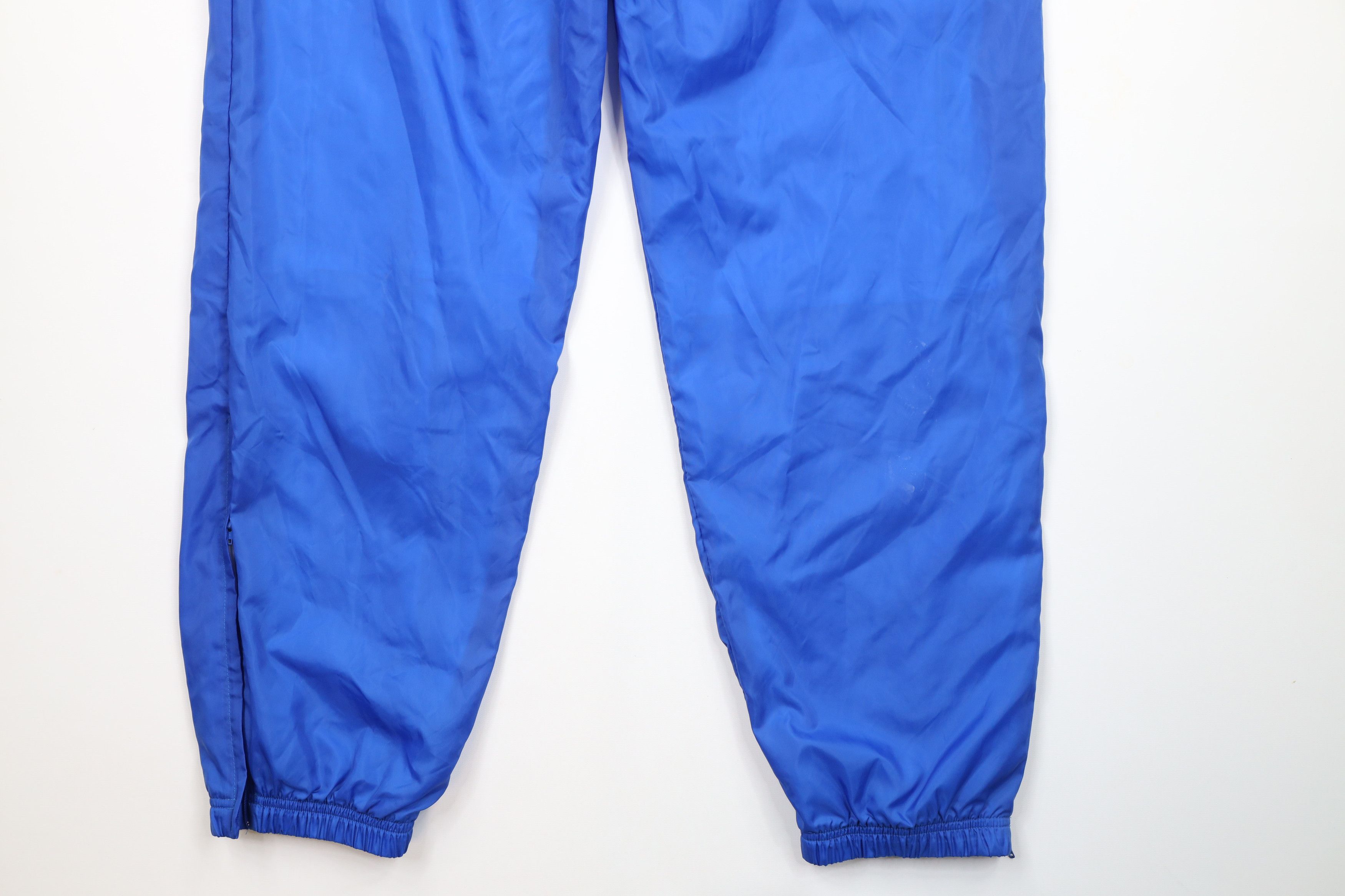 Reebok × Vintage Vintage 90s Reebok Lined Cuffed Nylon Joggers Pants Blue Size US 38 / EU 54 - 14 Thumbnail