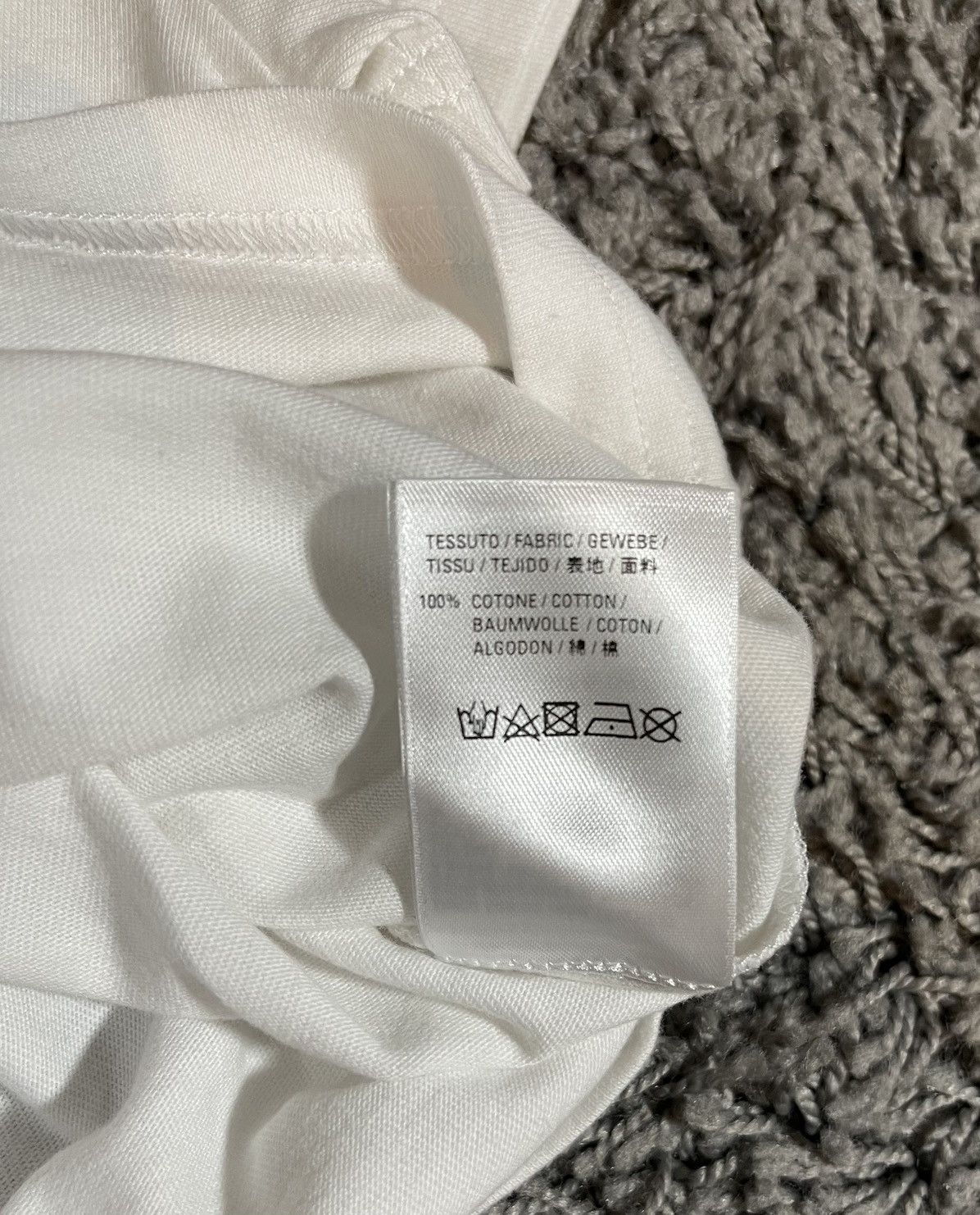 Balenciaga Balenciaga Bonjour Bal Vintage Jersey T-Shirt White Size S / US 4 / IT 40 - 8 Thumbnail
