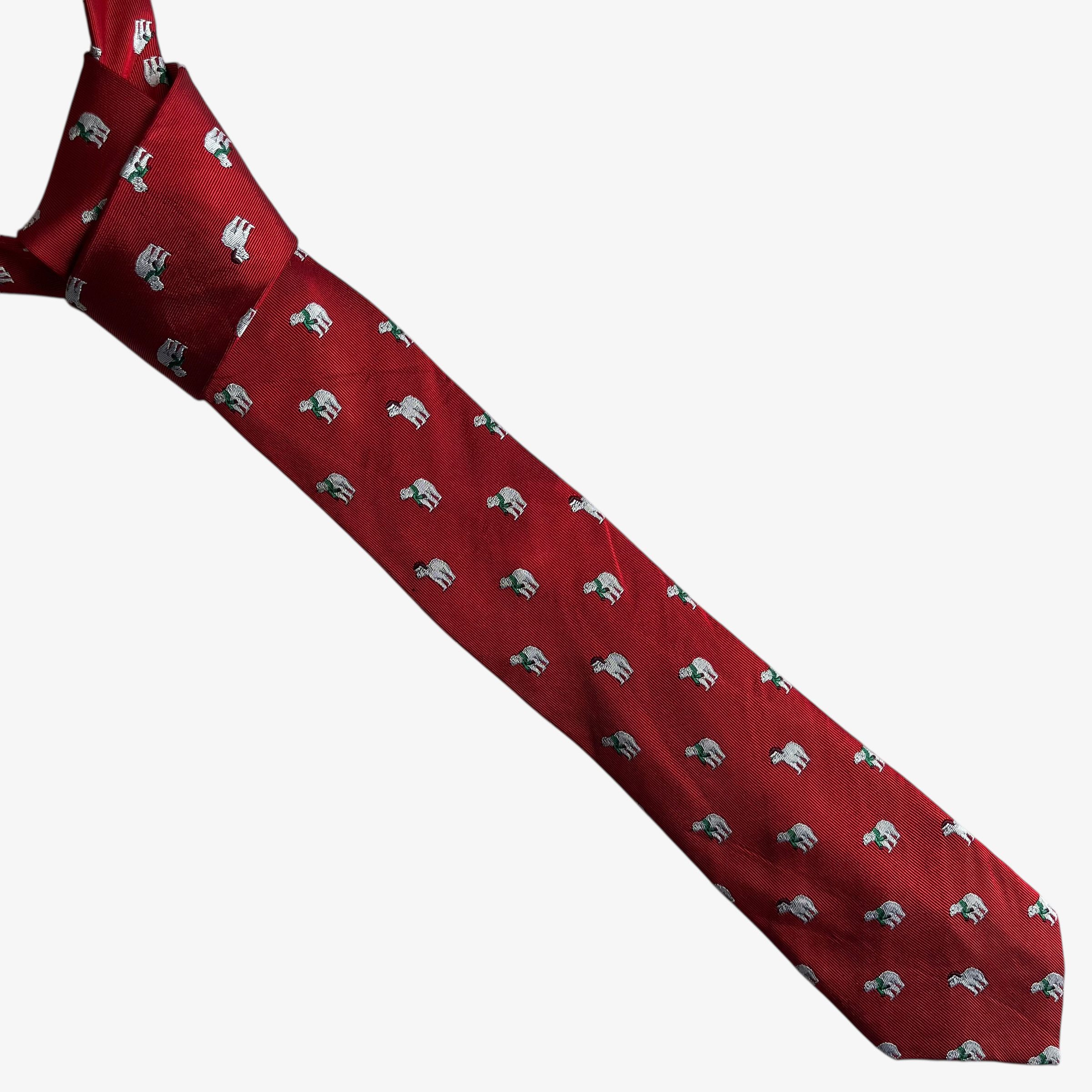 Chaps Vintage Y2K Chaps Christmas Polar Bear Print Silk Tie Size ONE SIZE - 1 Thumbnail