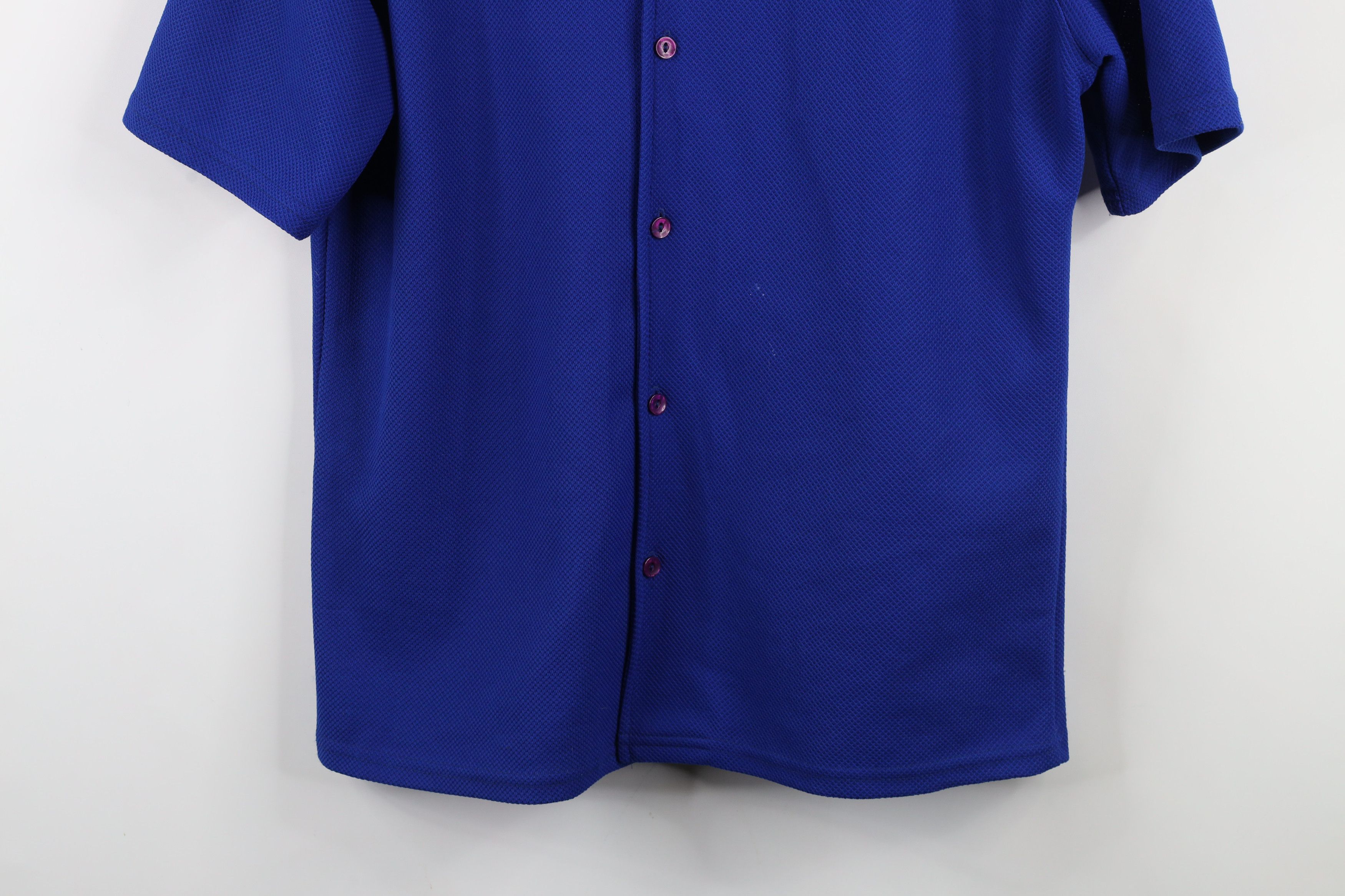 Vintage Vintage 90s Streetwear Knit Dance Rave Button Shirt USA Size US L / EU 52-54 / 3 - 3 Thumbnail