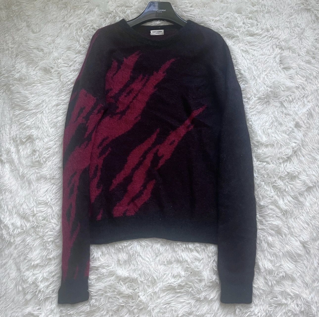 Saint Laurent Paris Saint Laurent 2017 flame sweater Size US L / EU 52-54 / 3 - 1 Thumbnail