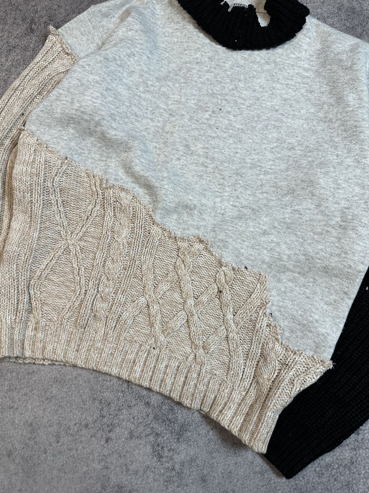 Other Y2K Custom Sweater Knit+Shirt Avant Garde Style Rare USA M Size US M / EU 48-50 / 2 - 3 Thumbnail
