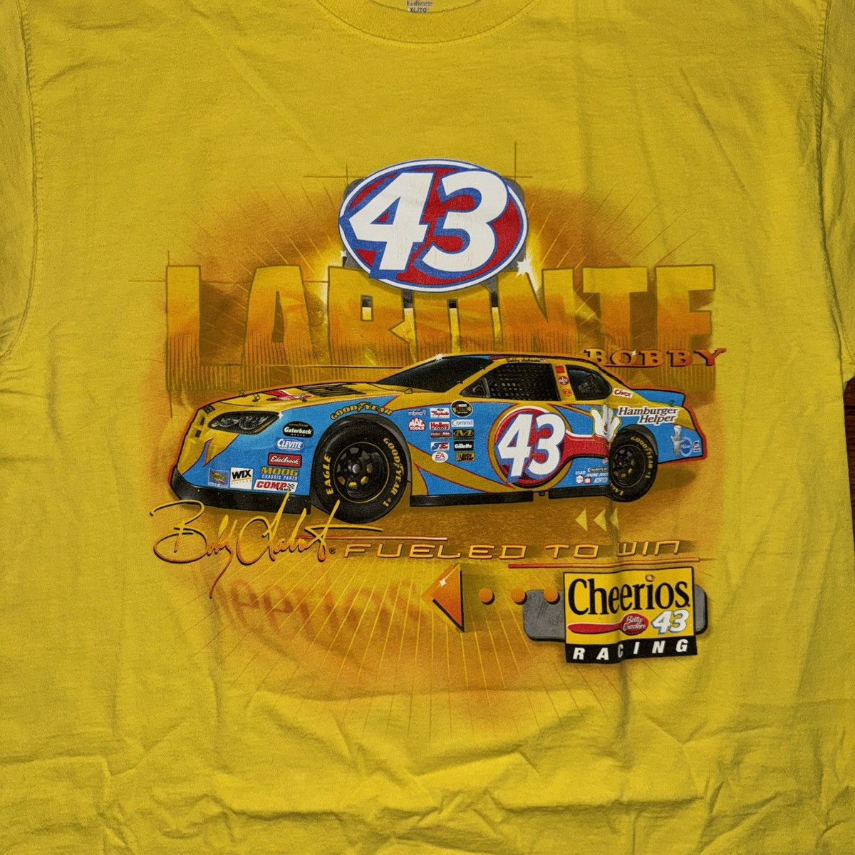 Fruit Of The Loom NASCAR Graphic Tee Size US XL / EU 56 / 4 - 2 Thumbnail