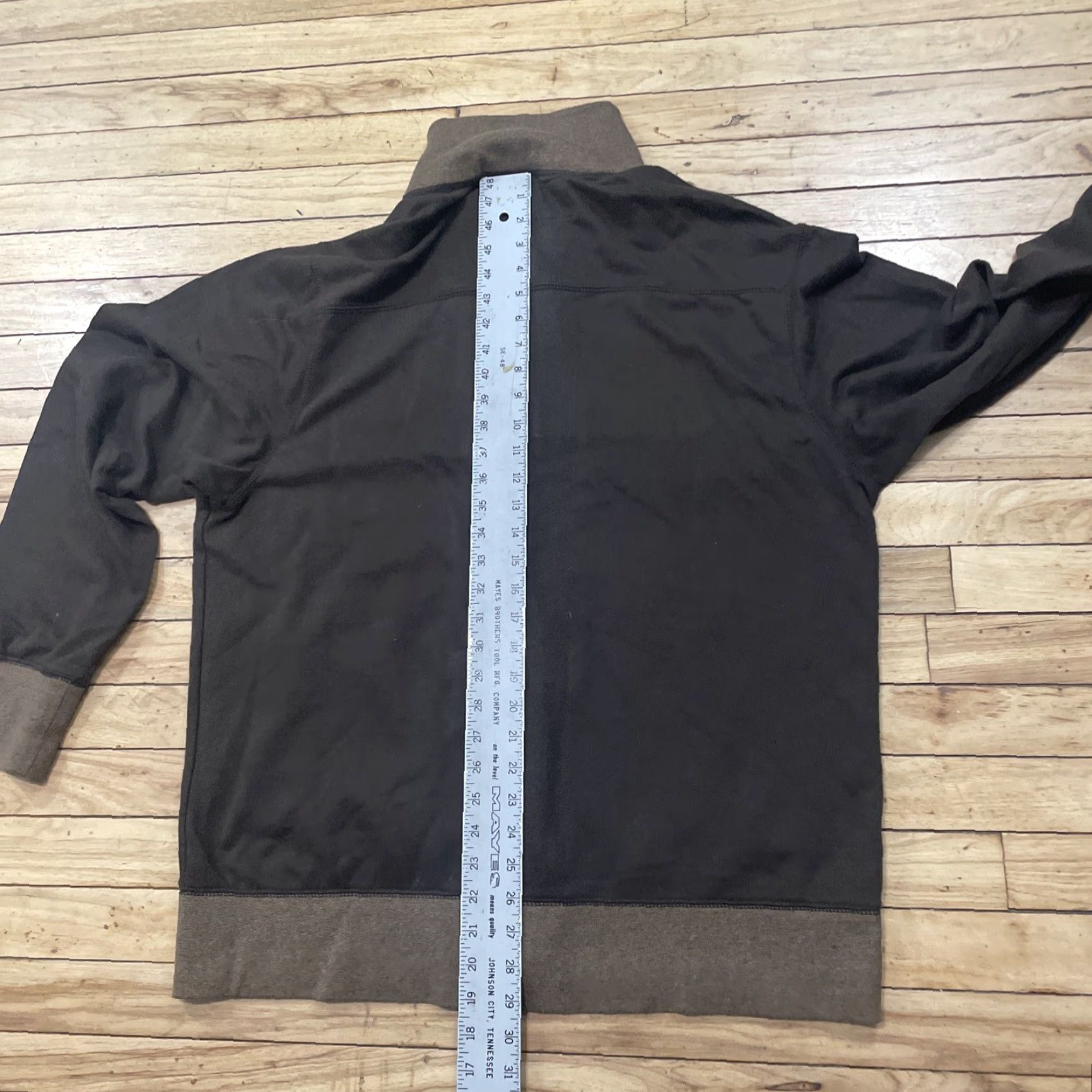 Old Navy VINTAGE Old Navy Full Zip Jacket Mens XL Brown Western Knit Coat Midweight XL Size US XL / EU 56 / 4 - 7 Thumbnail