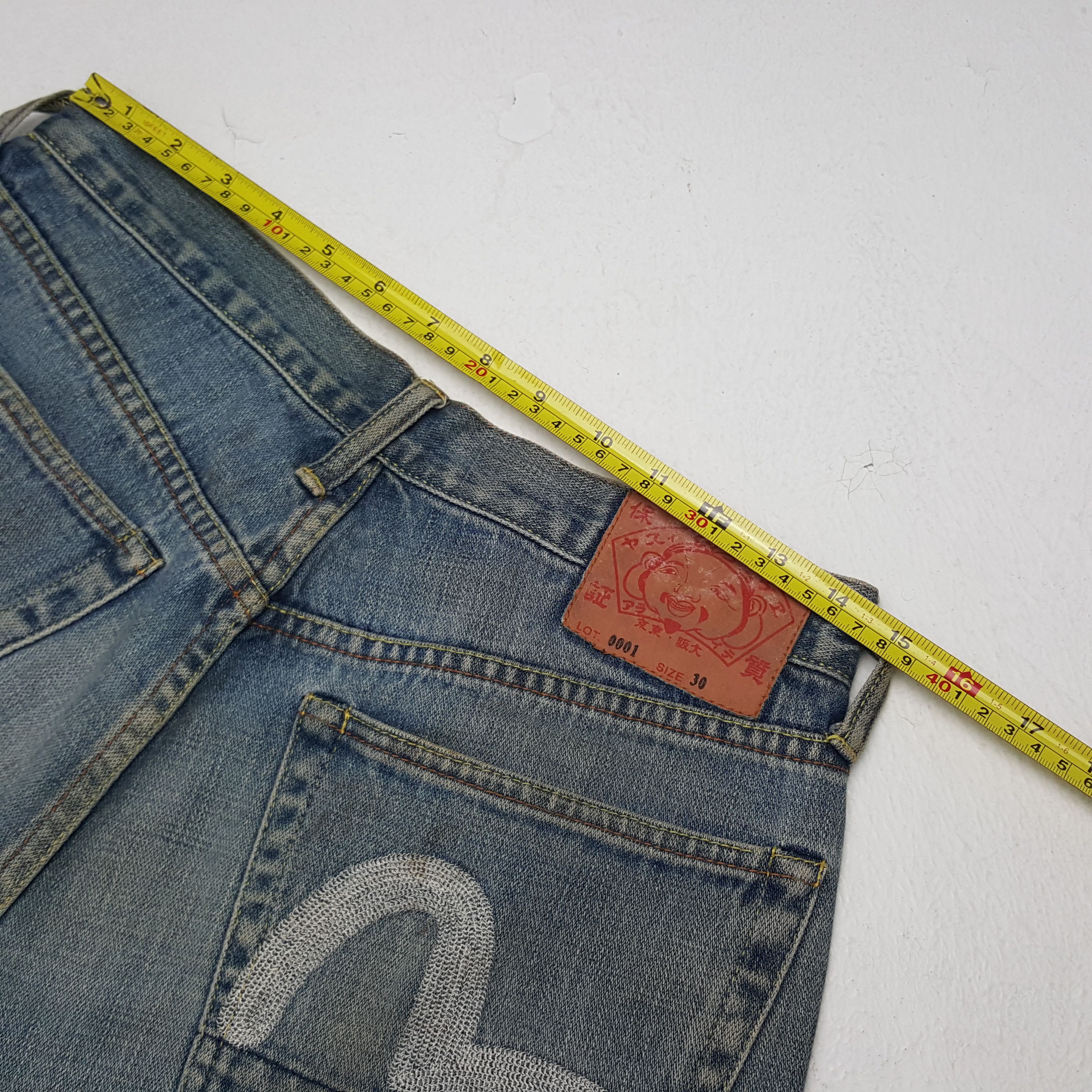 Evisu × Japanese Brand Vintage Evisu Japanese Brand Custom Art Daicock Denim Jeans Size US 30 / EU 46 - 8 Thumbnail