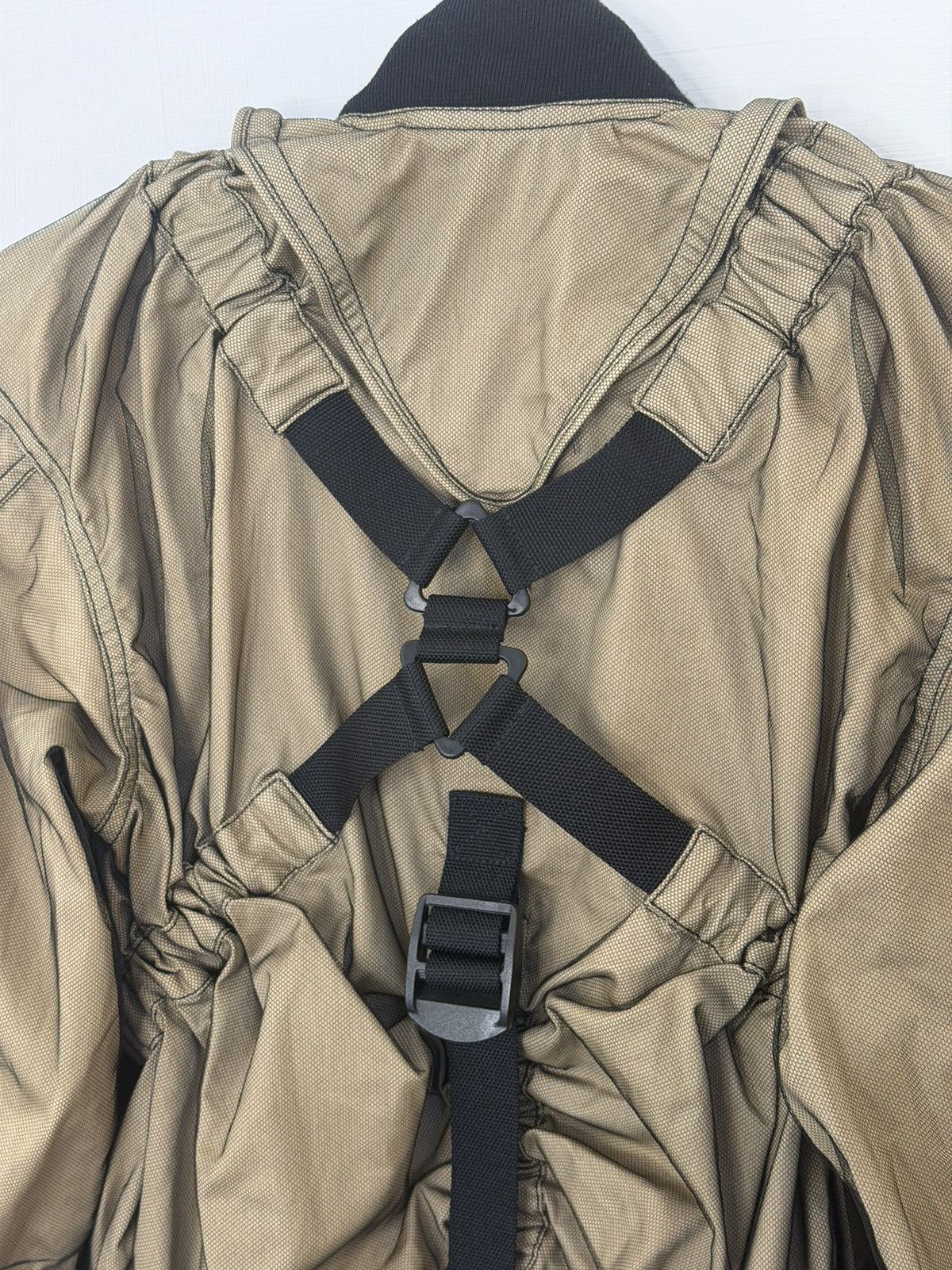 Dsquared2 Dsquared2 SS19 Runway ruched sleeve cropped bomber jacket Size S / US 4 / IT 40 - 4 Thumbnail
