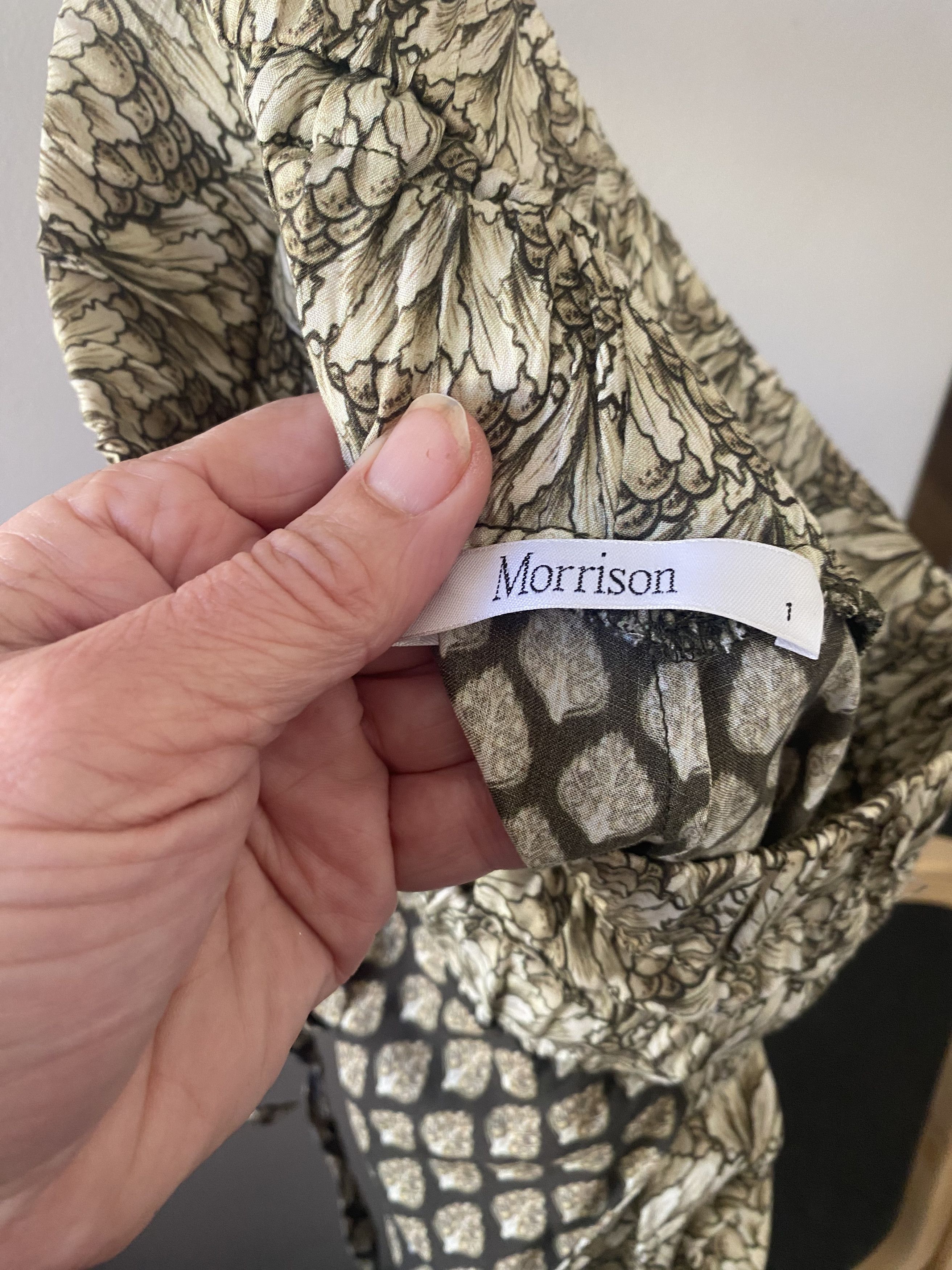 Morrissey Morrison High Waisted Relaxed Wide Leg Pants Size 1 Neutral Size US 26 / EU 42 - 2 Thumbnail