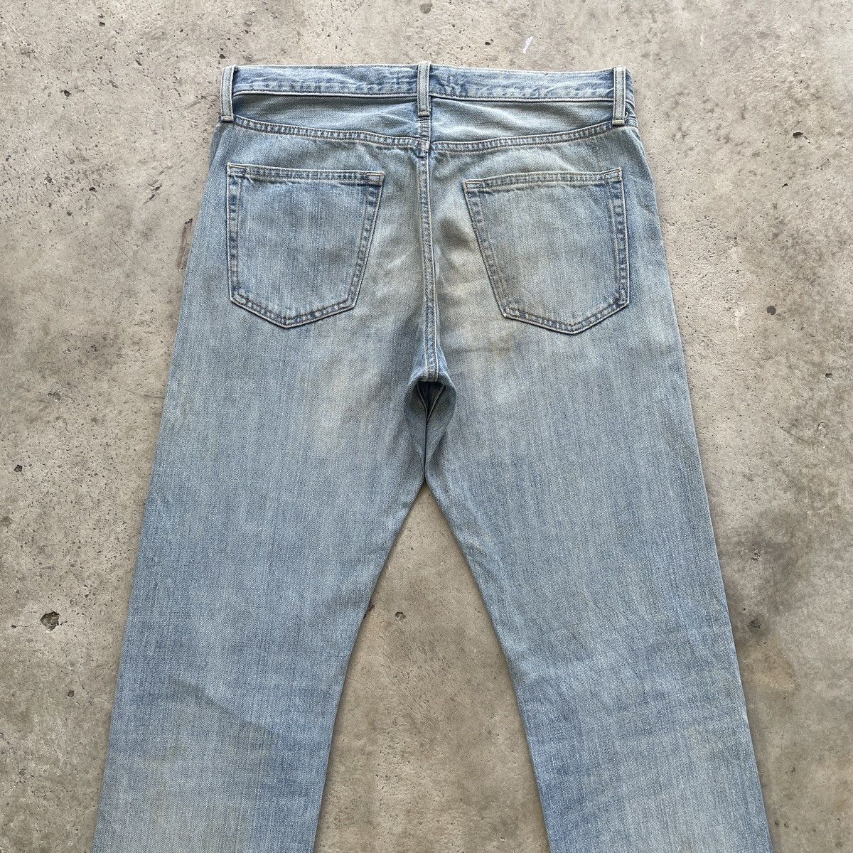 Japanese Brand W33 Vintage Japanese Denim Faded Distressed Jeans Pants Size US 33 - 8 Thumbnail