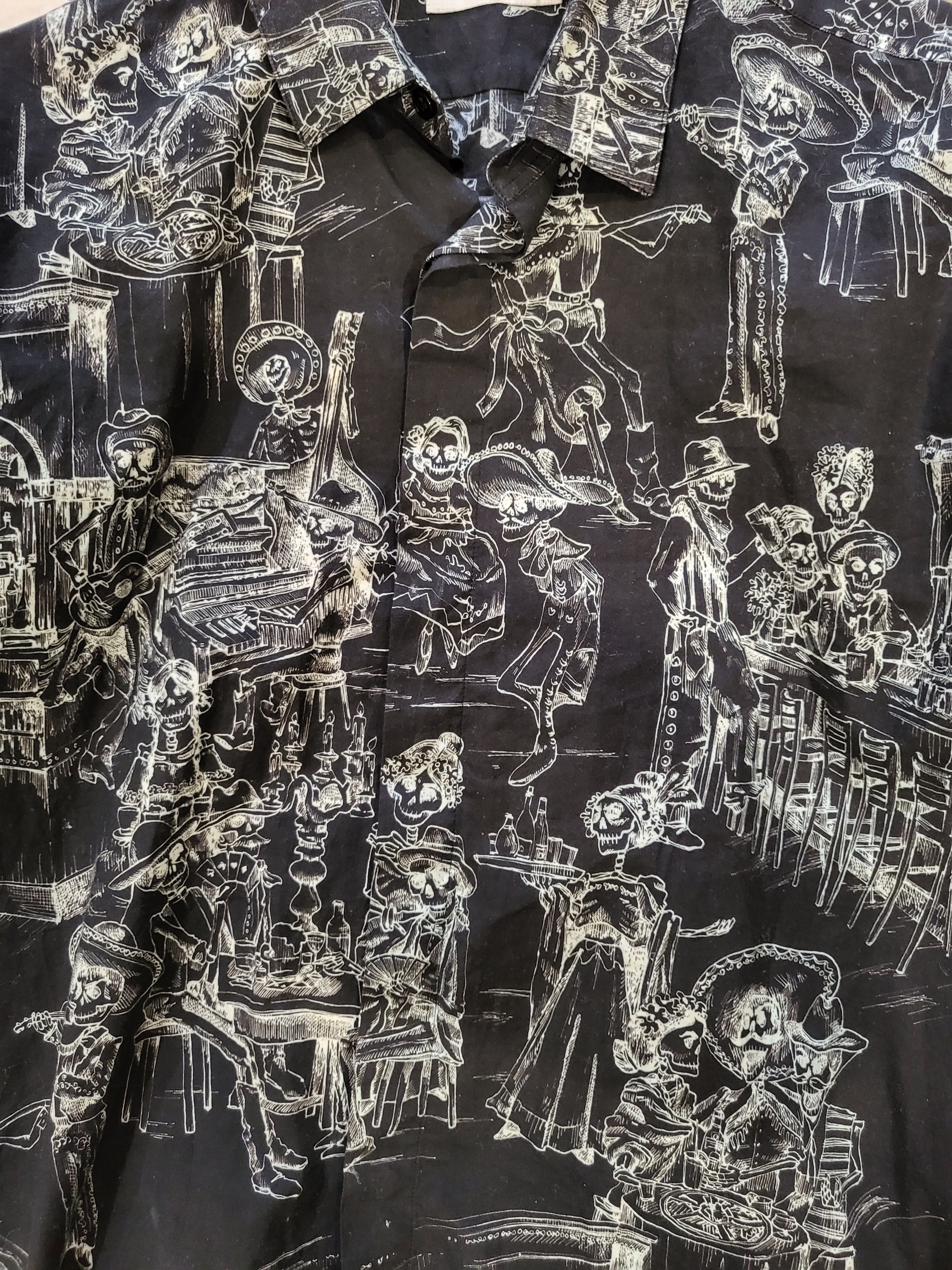 Saint Laurent Paris Saint Laurent Mexican Party Shirt Size US L / EU 52-54 / 3 - 1 Thumbnail