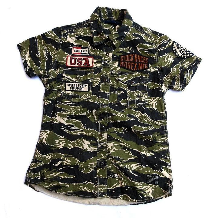 Avirex × Hysteric Glamour Vintage avirex camouflage military formal shirt with patch Size US S / EU 44-46 / 1 - 1 Thumbnail