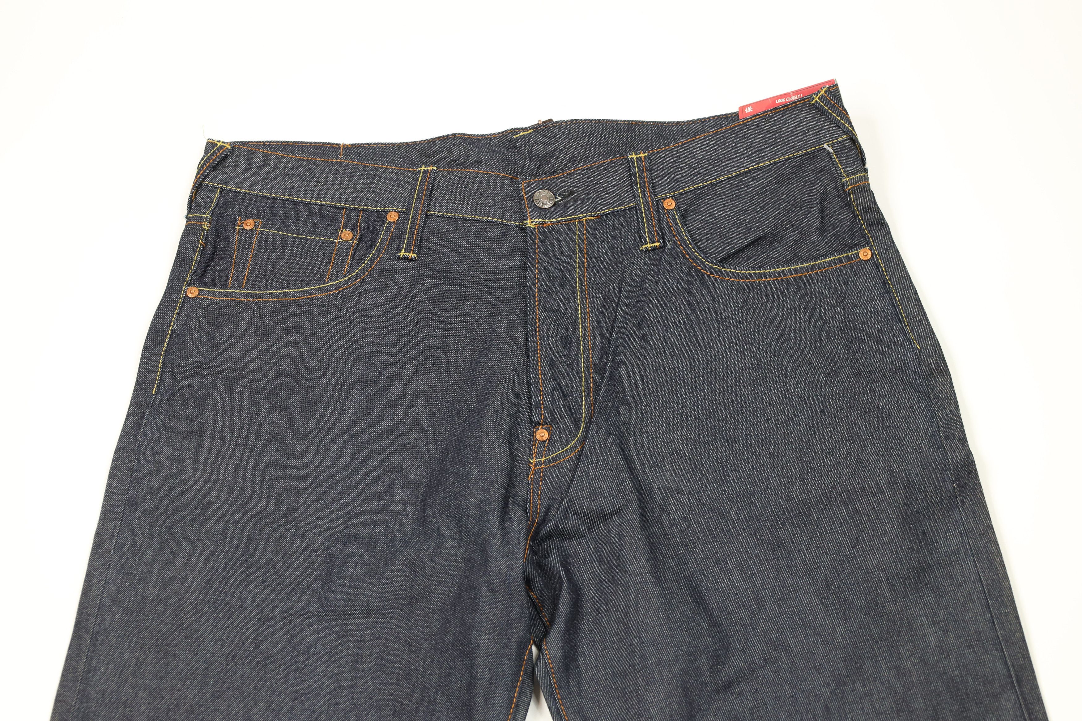 Evisu Deadstock Vintage 90s Evisu Jeans Buckle Back Wide Leg Jeans Size US 36 / EU 52 - 2 Thumbnail