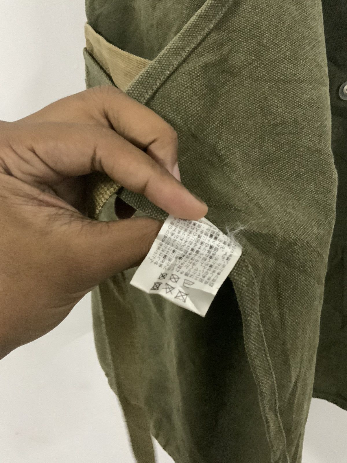 Vintage Vintage Tent-Mark Green Army Apron Size ONE SIZE - 13 Thumbnail