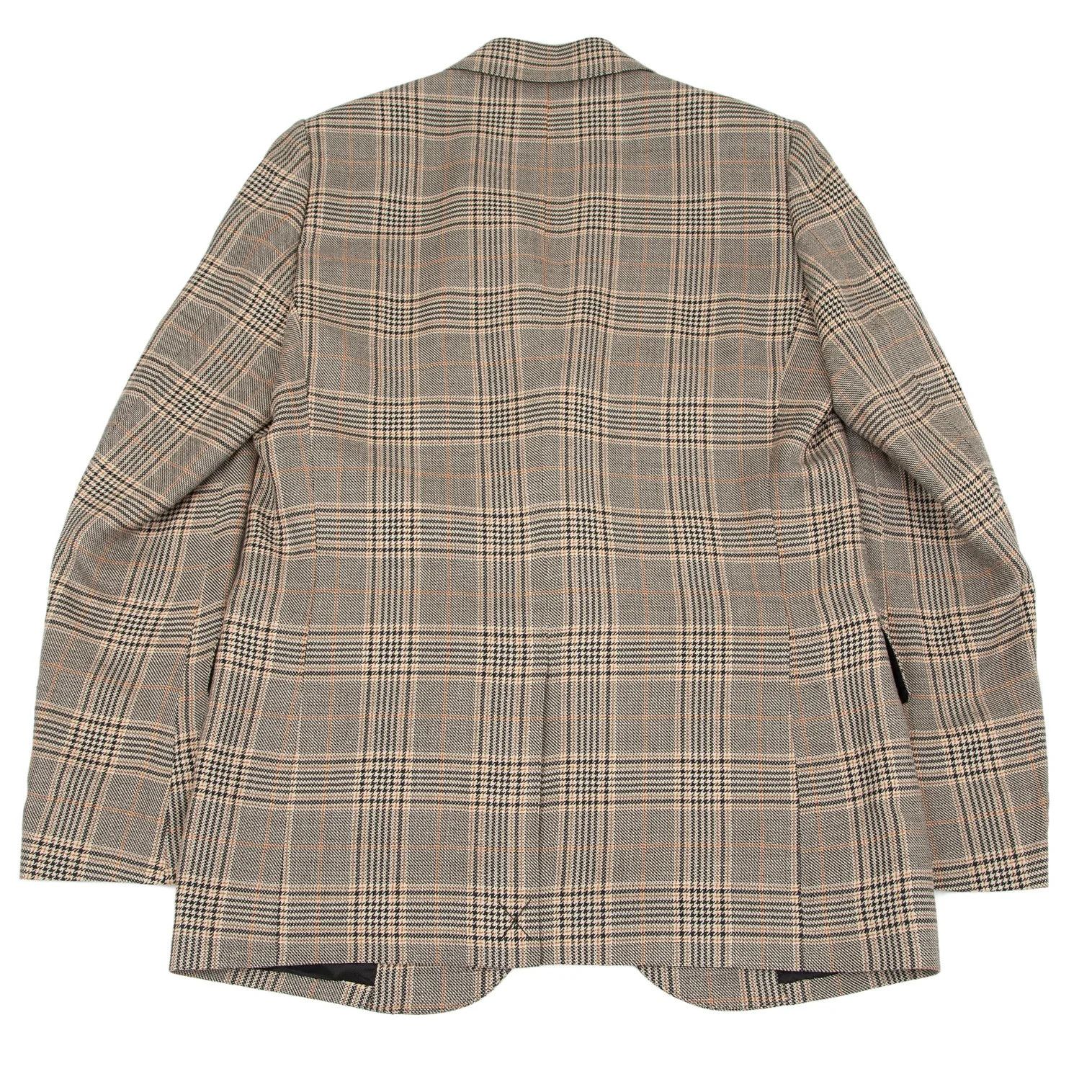 Junya Watanabe Glen Check 2B Tailored Jacket Beige Size S Size US S / EU 44-46 / 1 - 12 Thumbnail