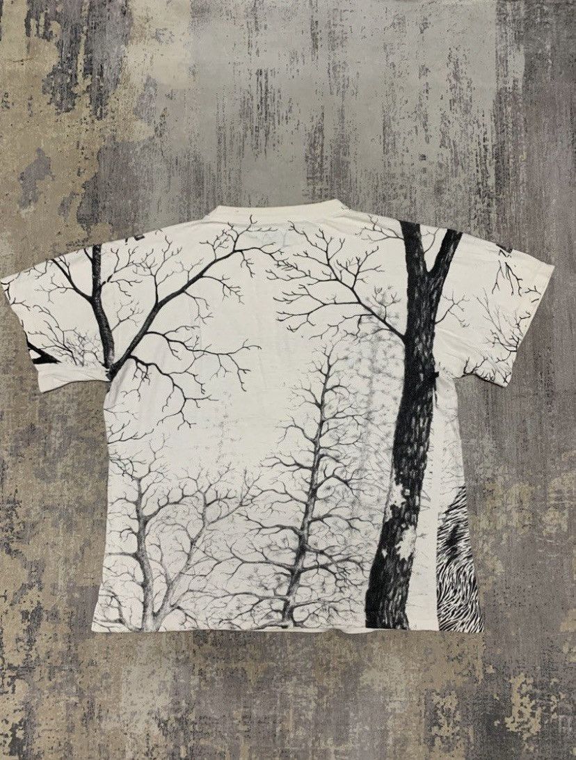 Vintage Vintage Wolf Graphic T-Shirt All Over Print Size US M / EU 48-50 / 2 - 7 Thumbnail