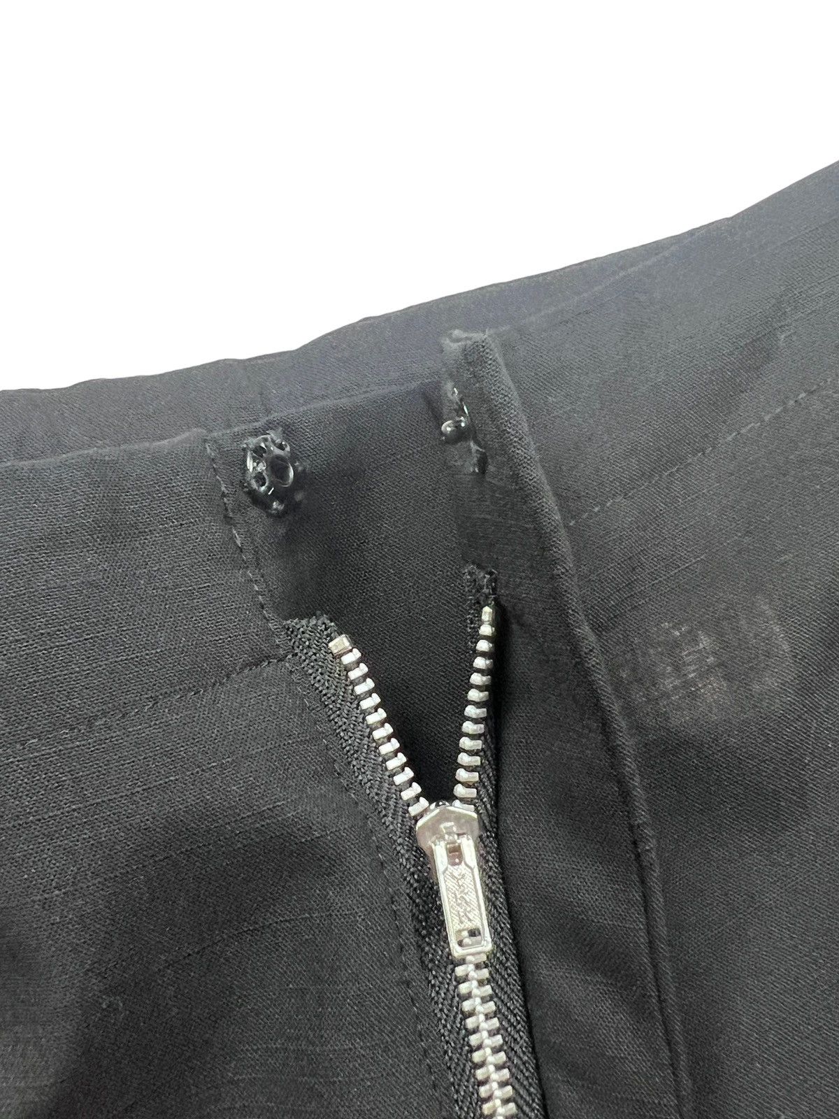 Yohji Yamamoto Vintage Yohji Yamamoto Wide Leg Wool Trousers Size US 33 - 13 Thumbnail