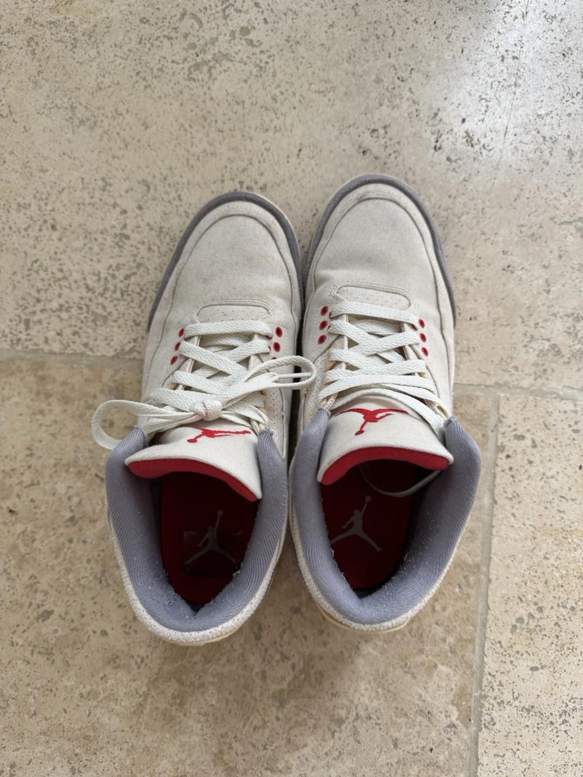 Jordan Brand Air Jordan 3 Retro SE 'Muslin' Size UK 7 GOOD CONDITION Size US 8 / EU 41 - 3 Thumbnail