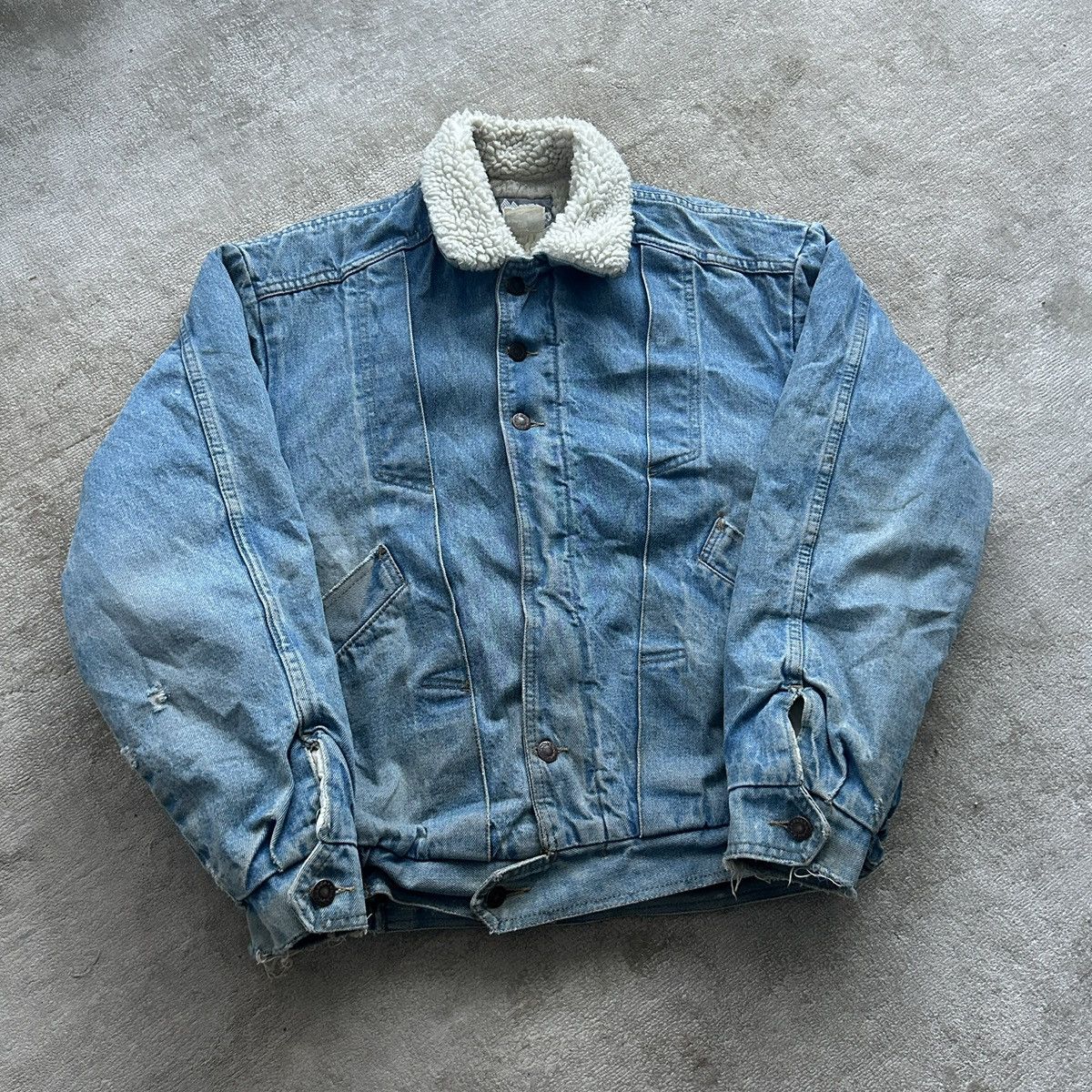 Vintage Vintage 70’s Sherpa Jean Jacket Size US M / EU 48-50 / 2 - 2 Thumbnail