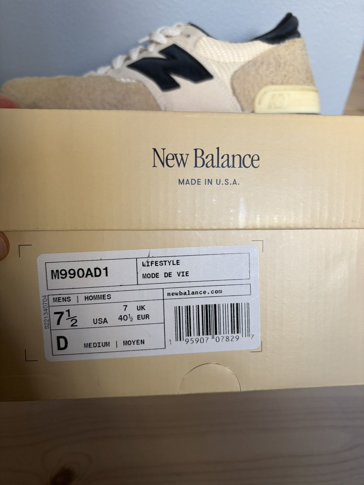 New Balance New Balance x Teddy Santis Made in USA 990v1 Size US 7.5 / EU 40-41 - 11 Thumbnail