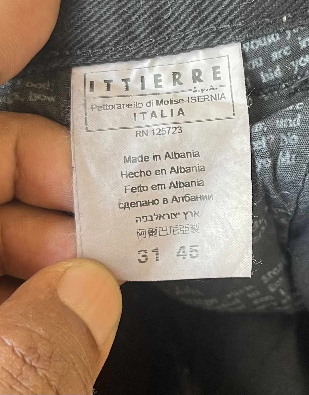 John Galliano 🔥RARE🔥JOHN GALLIANO DENIM DESTRESS BLACK ITALY Size US 31 - 8 Thumbnail