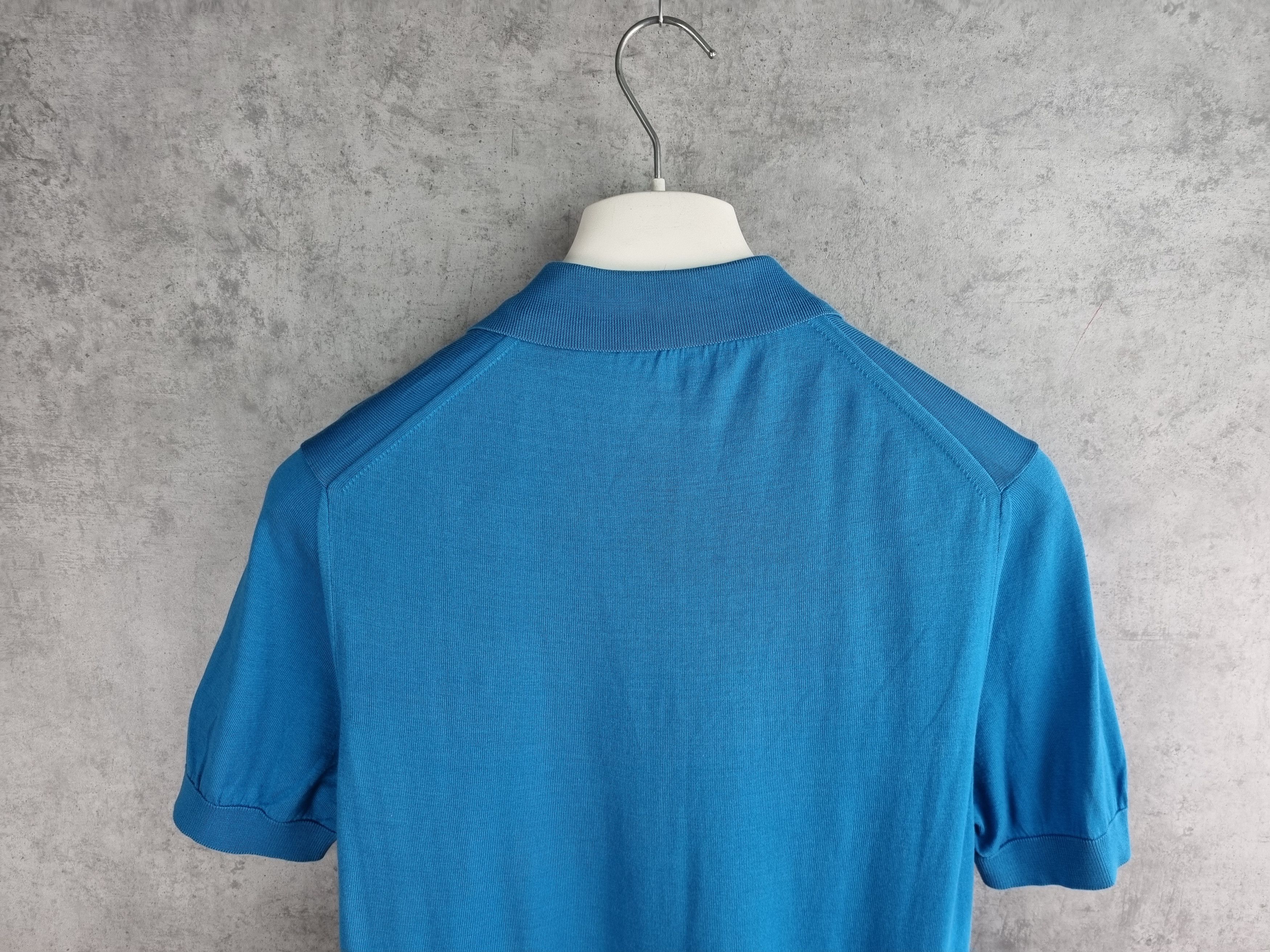 Vintage × Yves Saint Laurent 90s Yves Saint Laurent Pour Homme Vintage Polo Tee Shirt Size US M / EU 48-50 / 2 - 13 Thumbnail