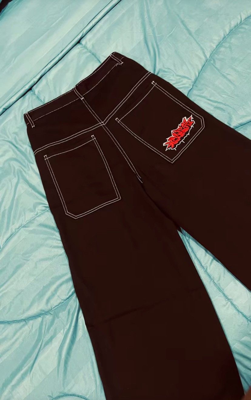 Designer × JNCO × Vintage Baggy Jeans SFL edition Size US 33 - 3 Thumbnail