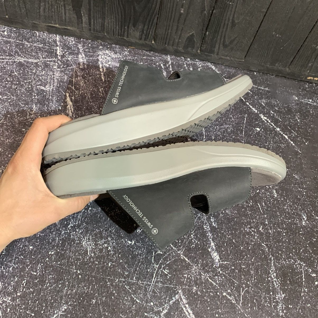 Joya Joya Max III Men’s Leather Slides Sandals Size 43 EU 9.5 US Size US 9.5 / EU 42-43 - 7 Thumbnail