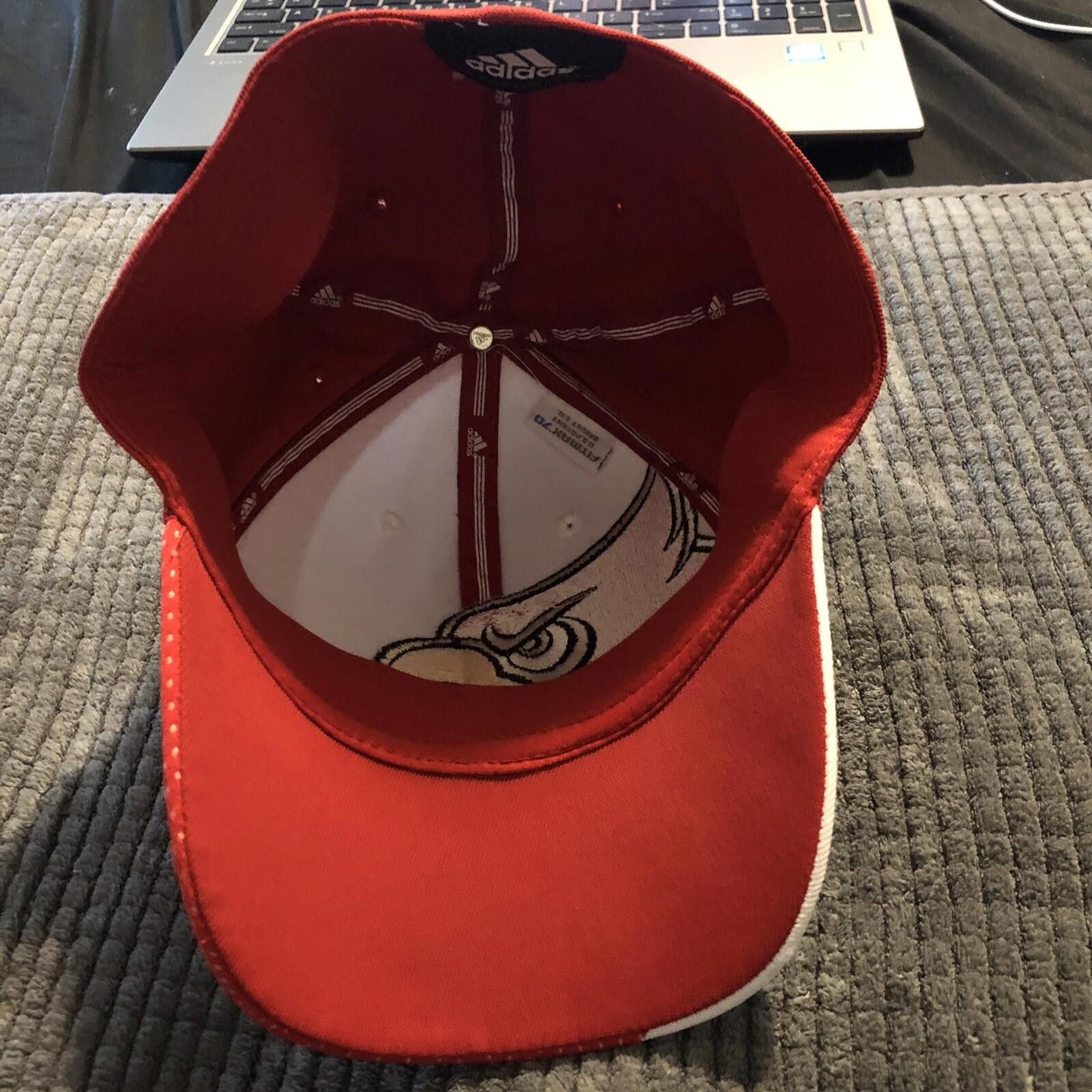 Adidas Adidas Louisville Cardinals Structured Flex Hat S/M Size ONE SIZE - 6 Thumbnail