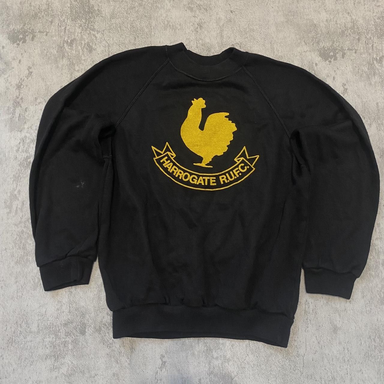 Other 80s Harrogate Rugby Club black sweatshirt Size US XS / EU 42 / 0 - 1 Thumbnail